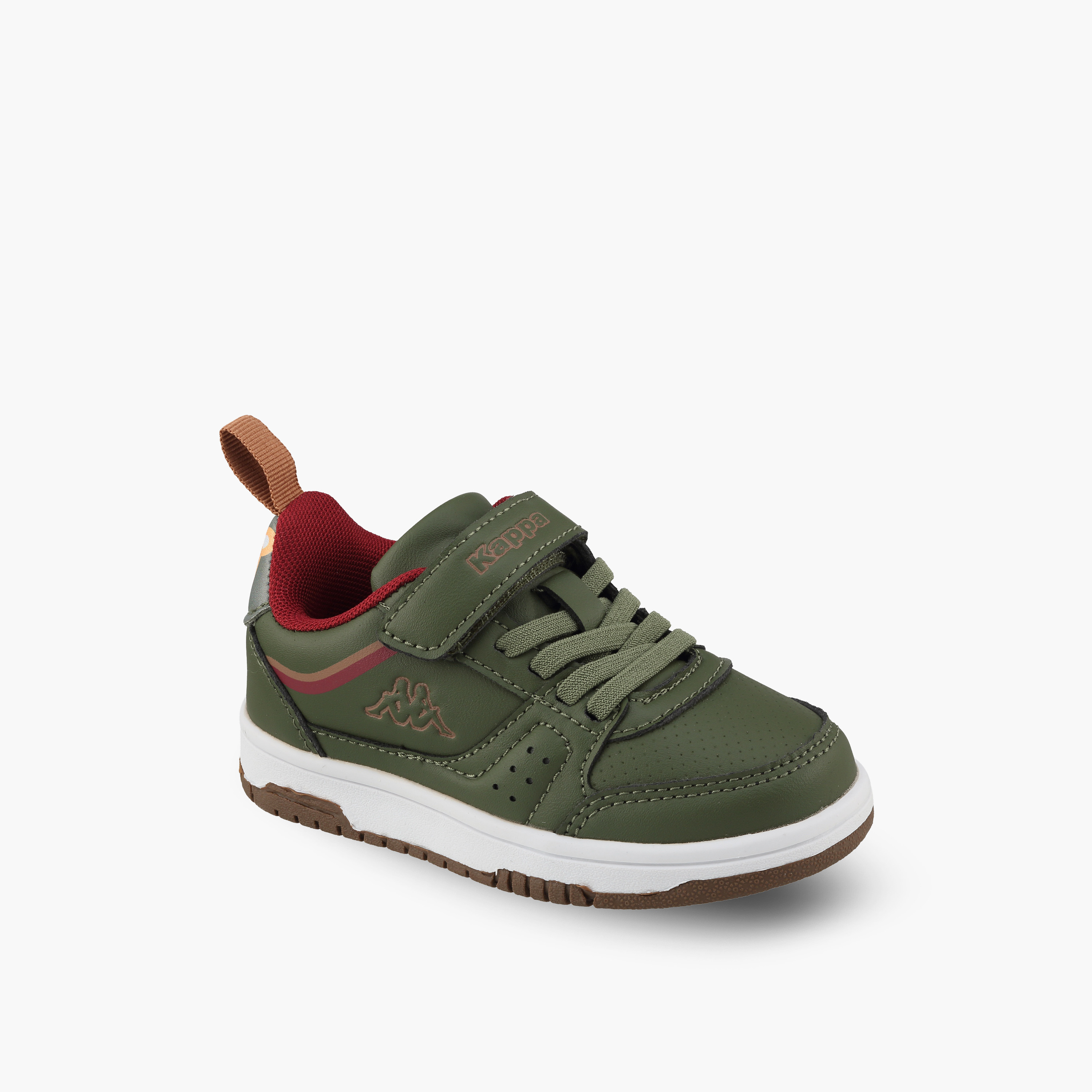 Kappa Boys Panelled Hook & Loop Sports Shoes-sports-boys-shoes-image-2