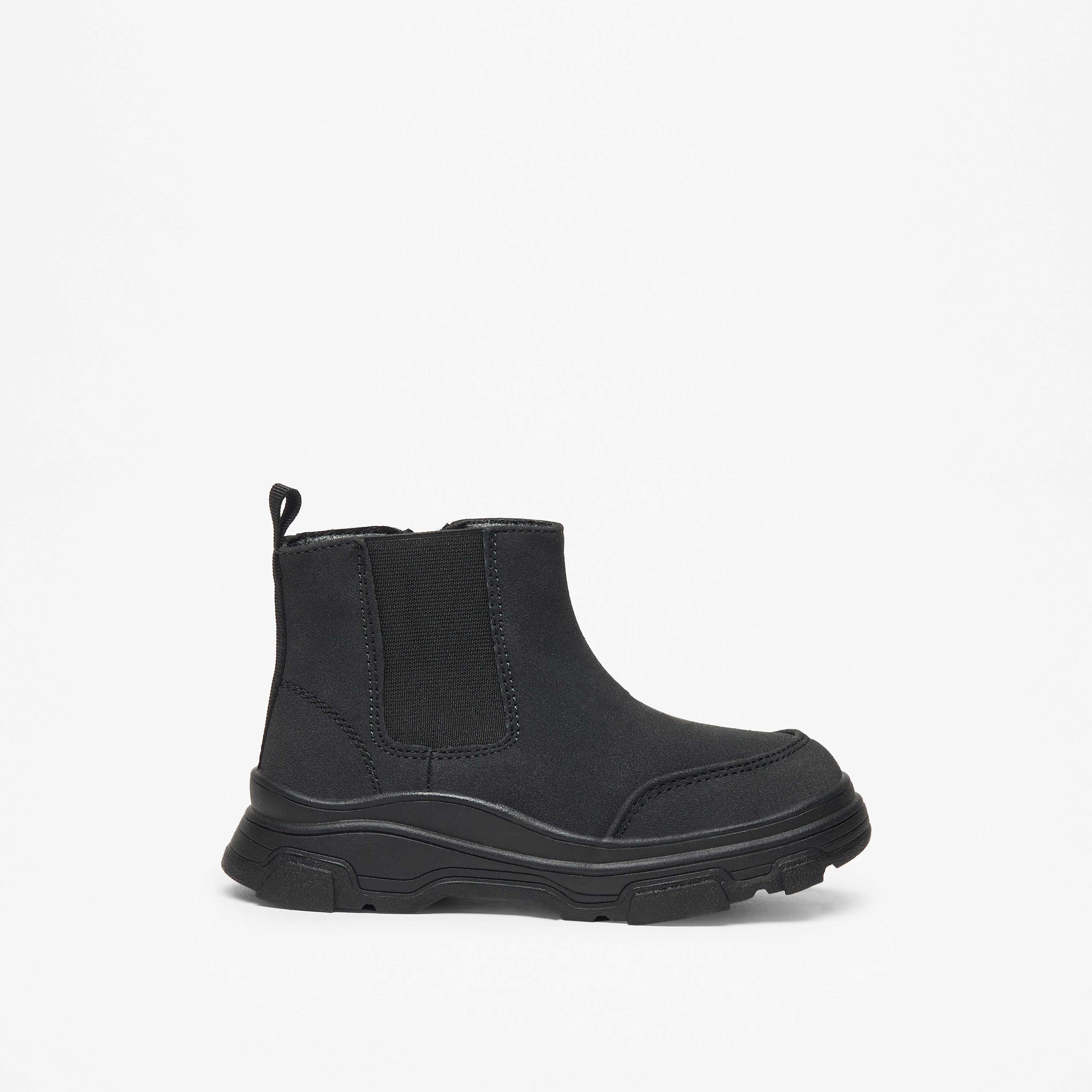 LBL by Shoexpress Solid High Cut Boots with Zip Closure-boys-shoes-boots-image-8