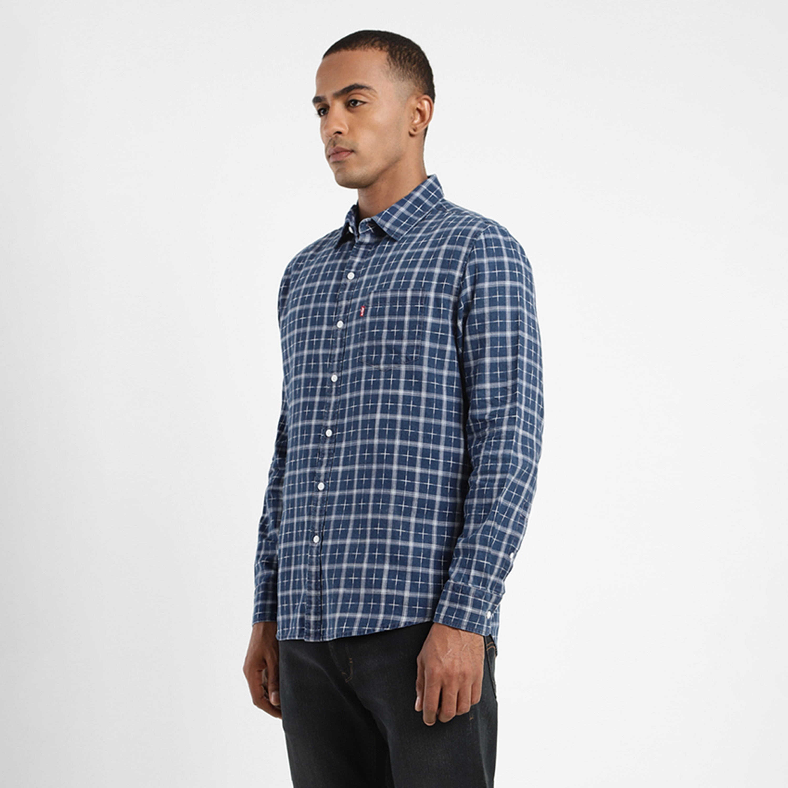 Levi's Checked Slim Fit Long Sleeves Casual Shirt-men-clothing-shirts-image-6
