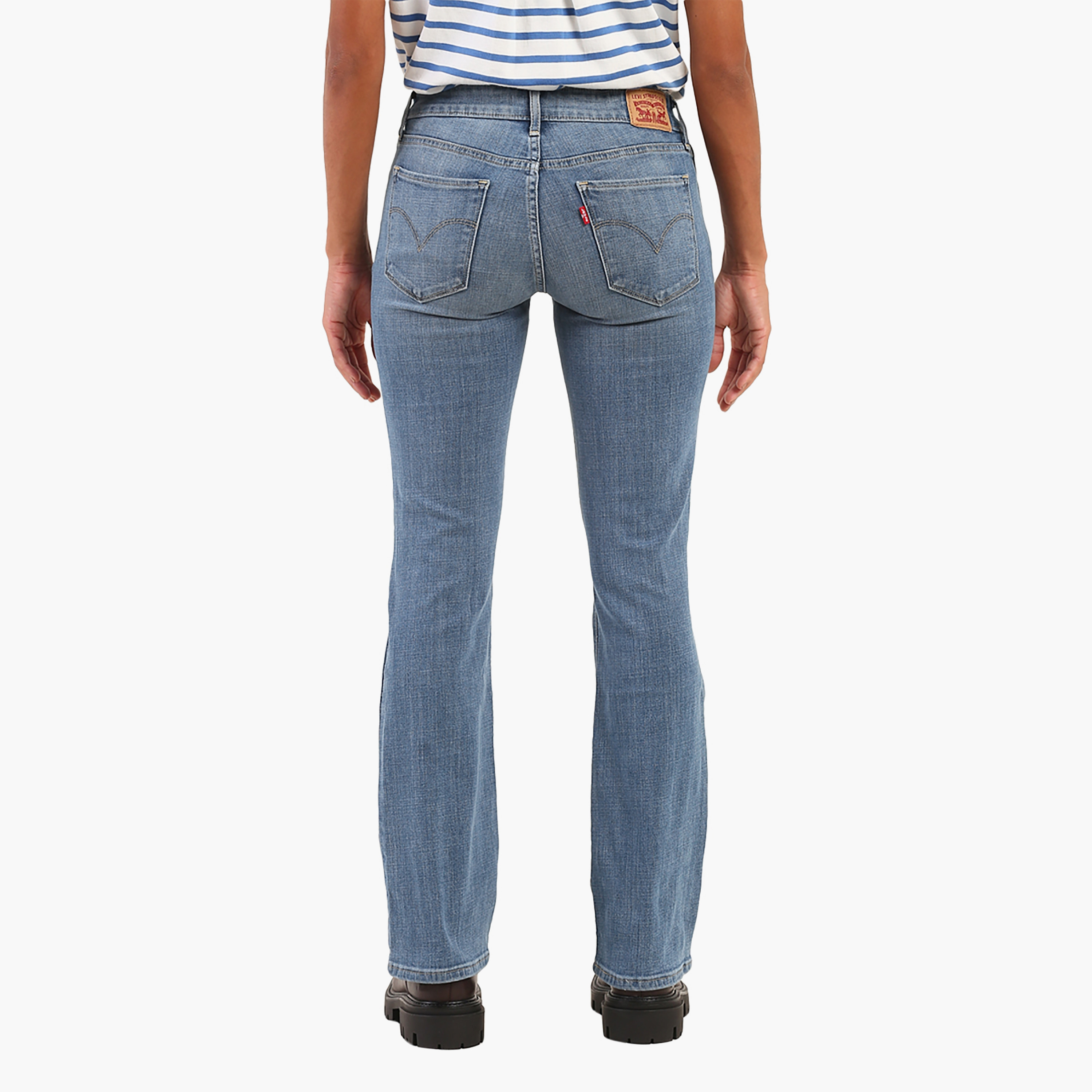 Levi's 715 regular Fit Blue 5 Pockets Women's Jeans-women-clothing-bottoms-jeans-image-4