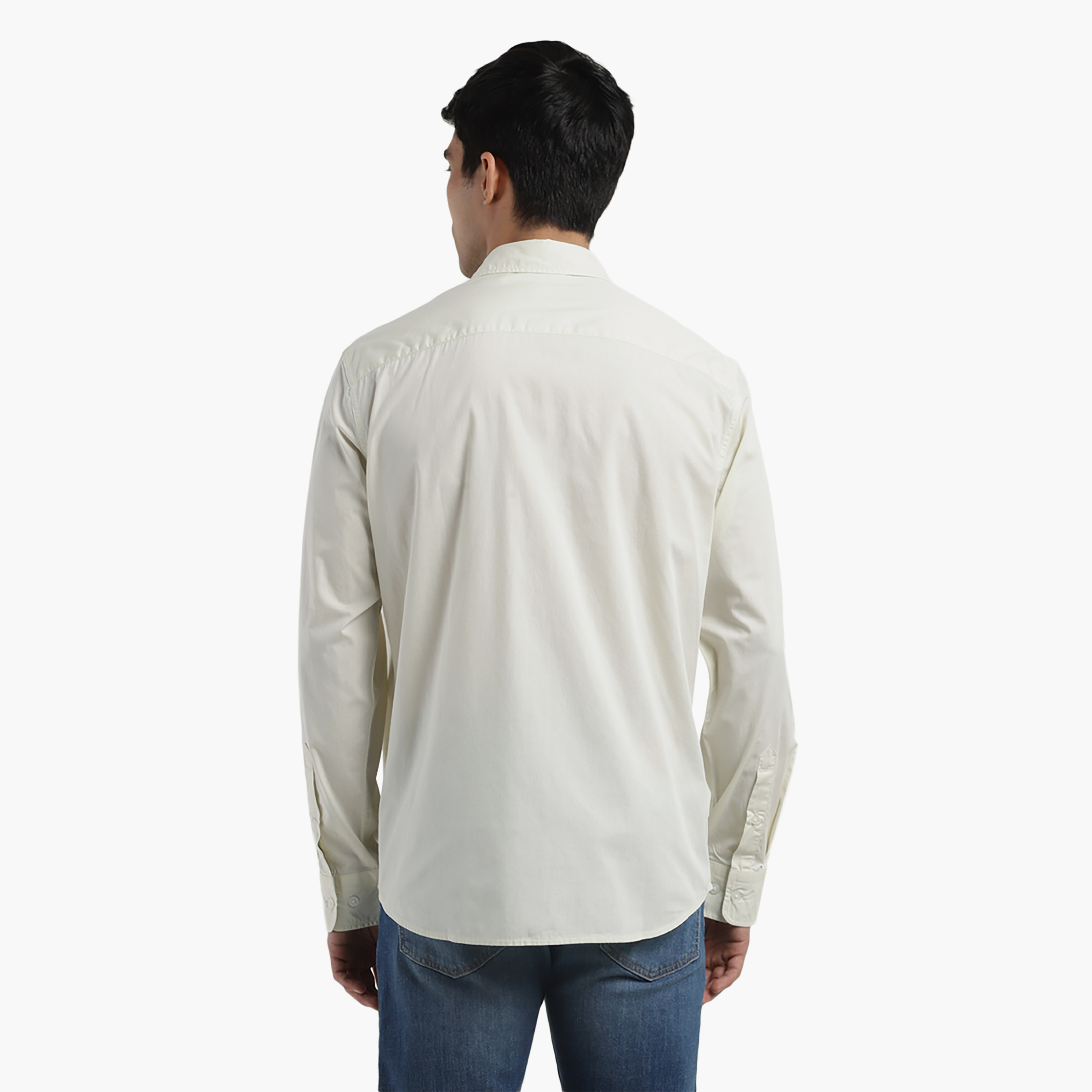 Levi's Plain Collared Long Sleeves Shirt-men-clothing-shirts-image-4