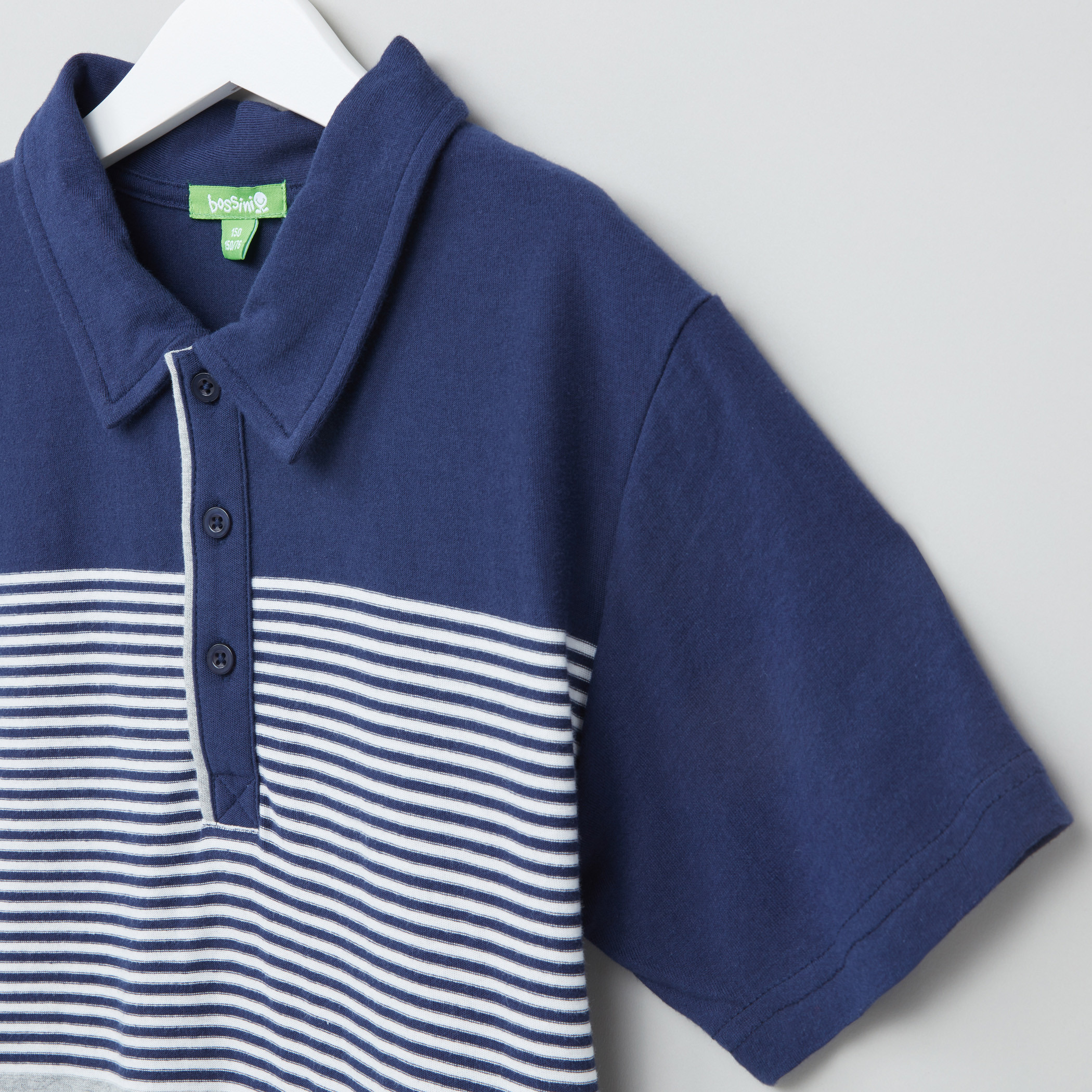 Bossini Striped Polo Neck Short Sleeves T-Shirt-boys-clothing-tshirtsandpolos-image-3