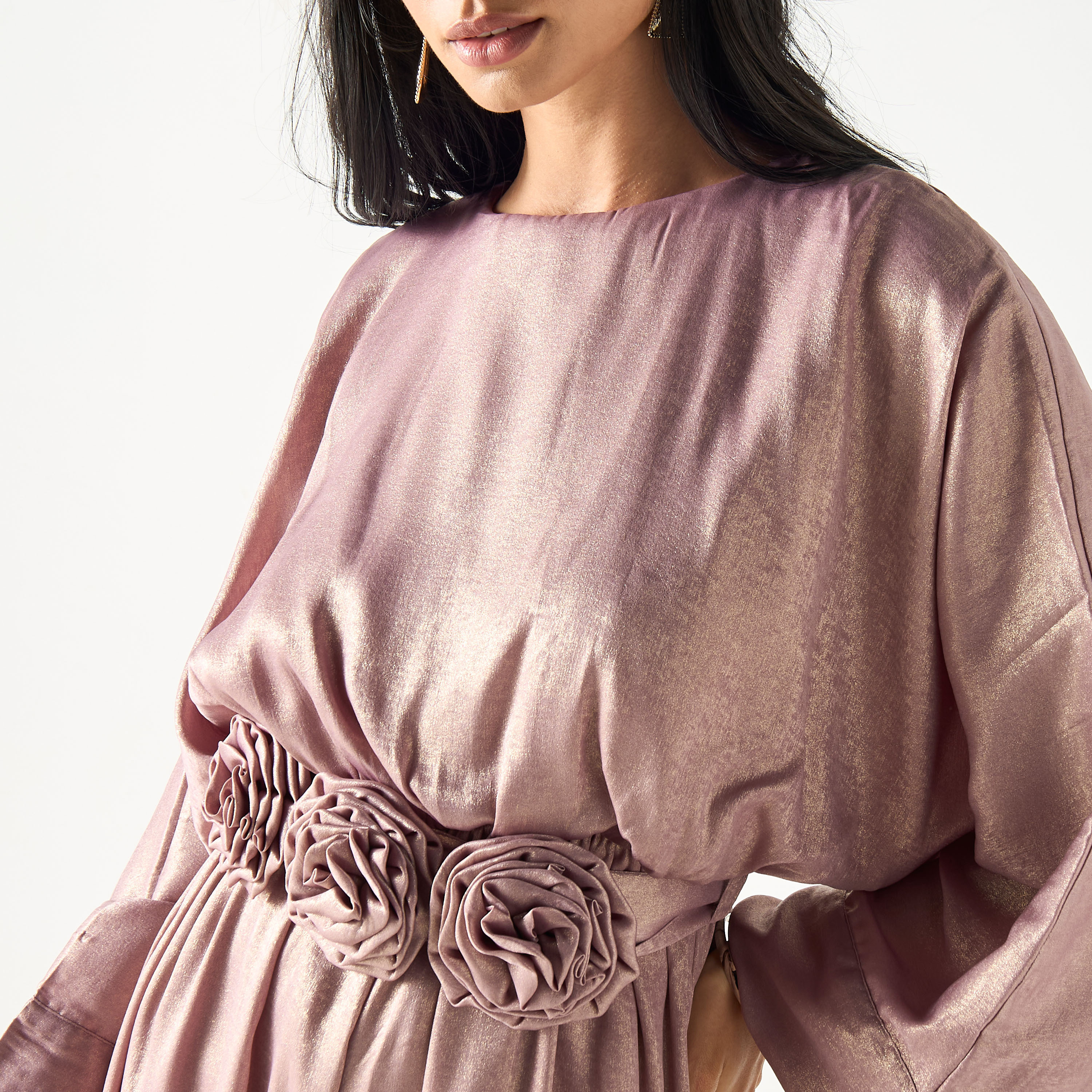 Solid Wide Leg Jumpsuit with Tie-Up Belt and Long Sleeves-women-clothing-jumpsuits-image-4