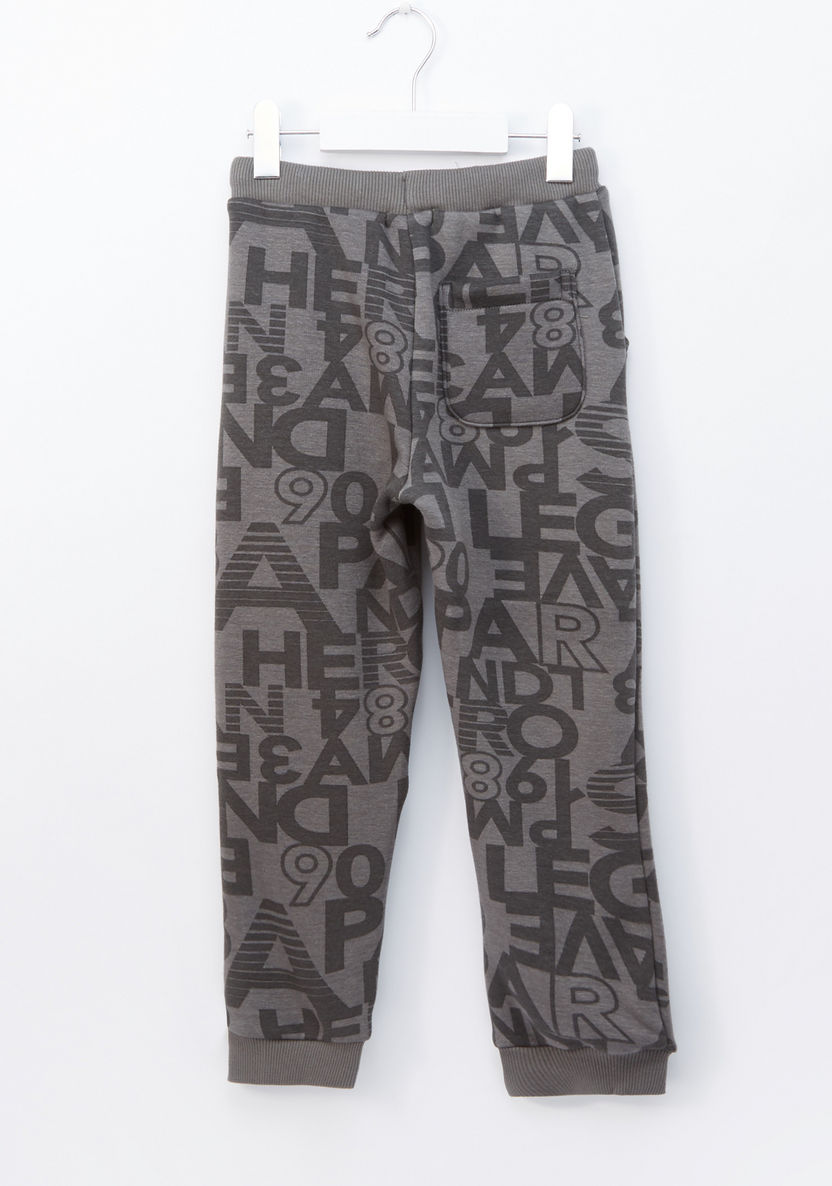 Bossini Printed Jog Pants with Drawstring-Joggers-image-2