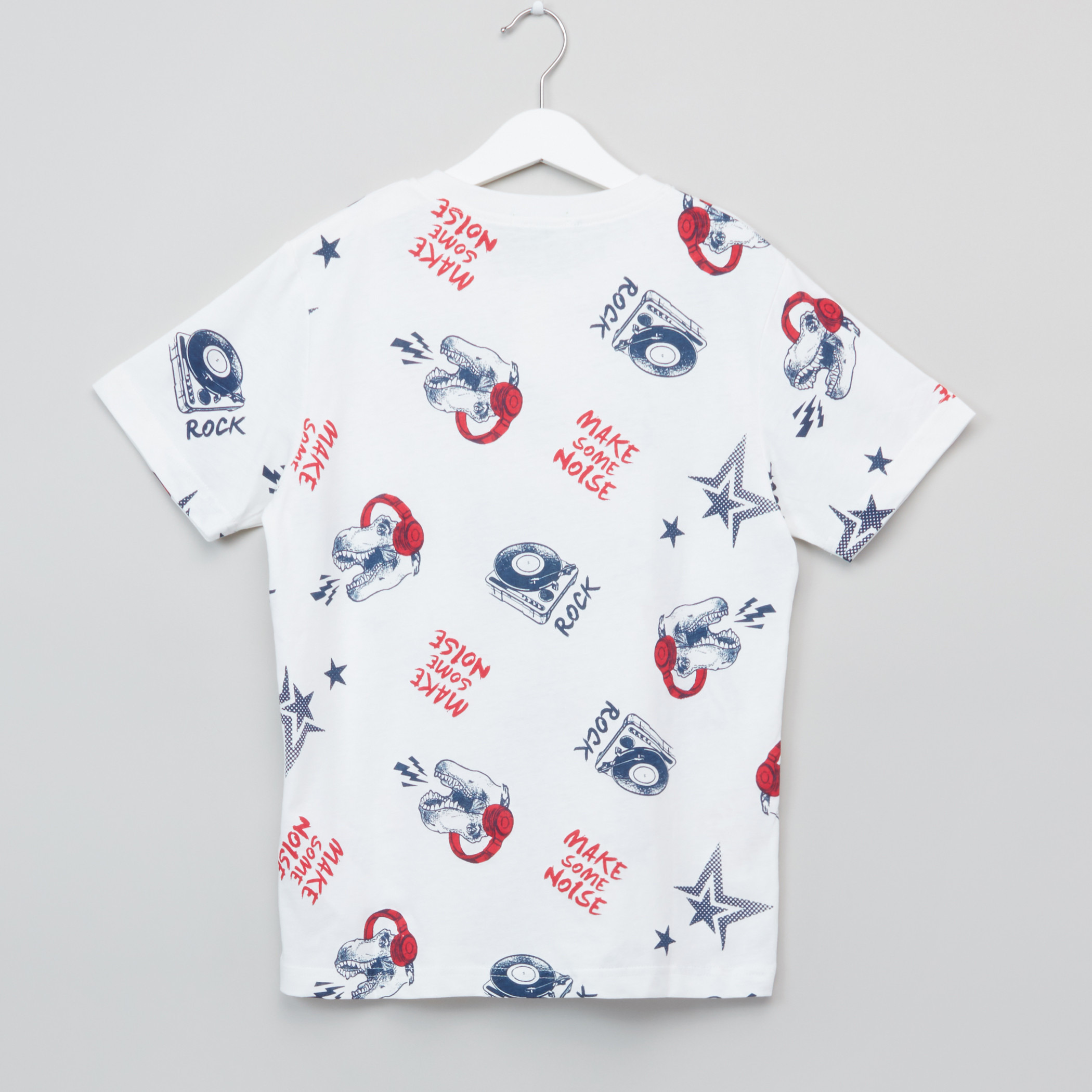 تيشيرت مطبوع بياقة هينلي وأكمام قصيرة من بوسيني-boys-clothing-tshirtsandpolos-image-3