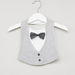 Juniors Bow and Button Detail Bib with Snap Button Closure-Bibs and Burp Cloths-thumbnail-0