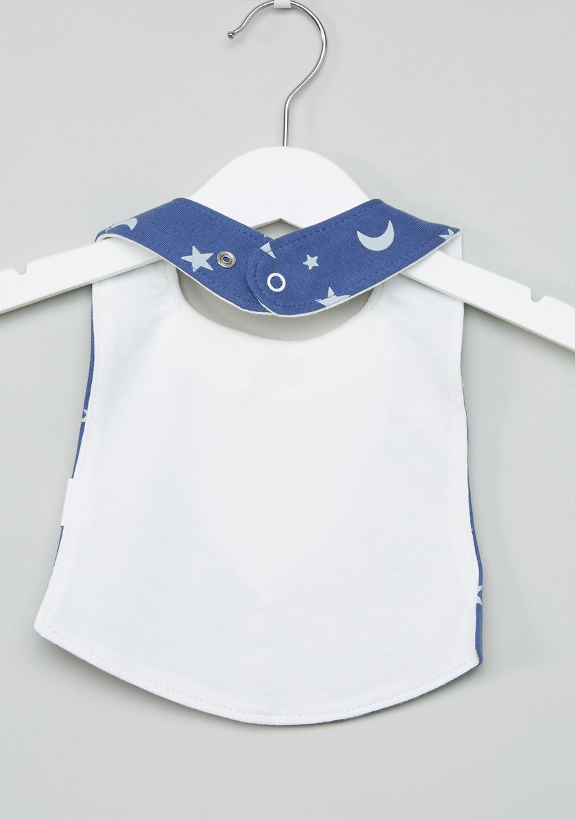 Juniors Printed Bib with Bow Detail-Bibs and Burp Cloths-image-2