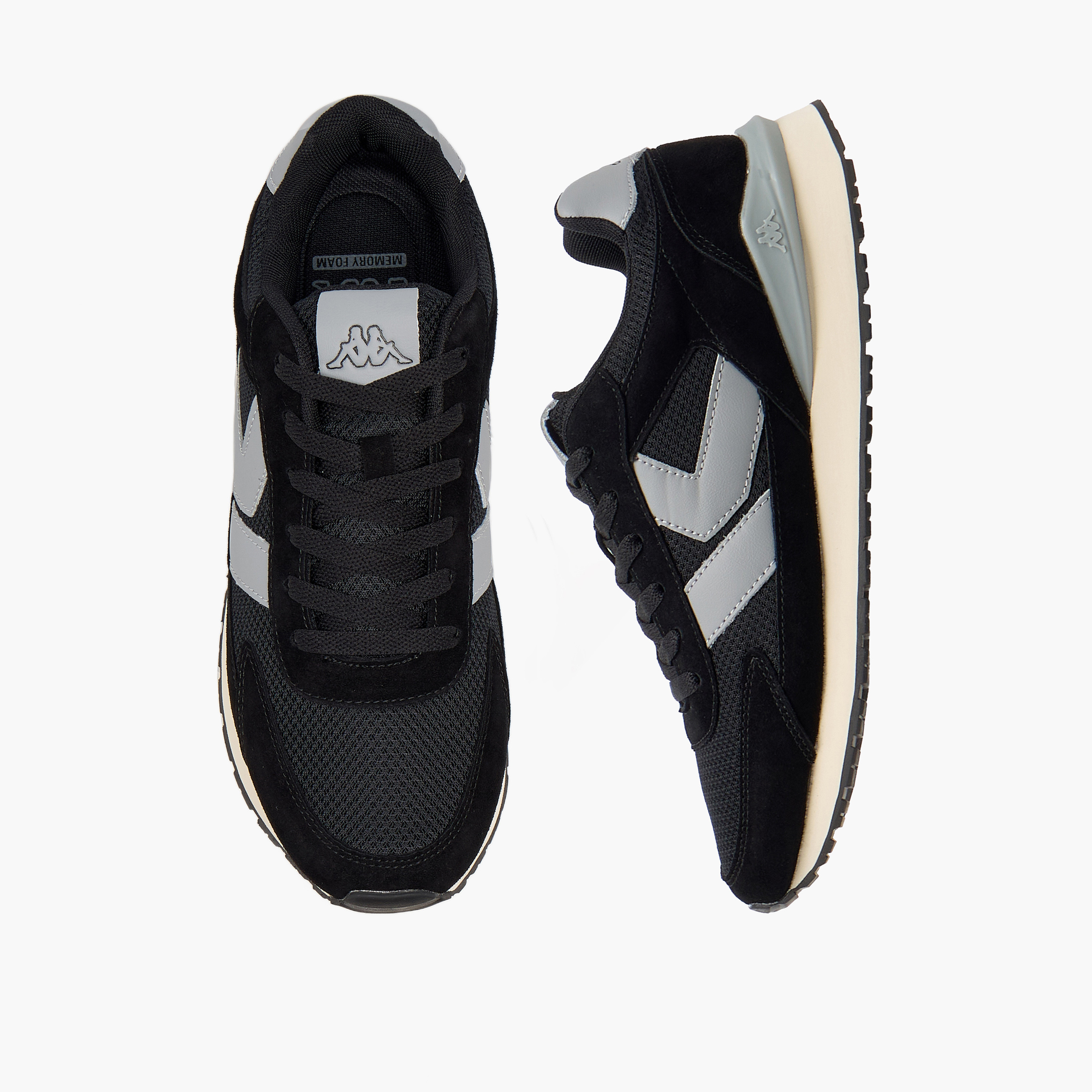 Kappa Men Panelled Lace-Up Sports Shoes-men-shoes-sports-image-1