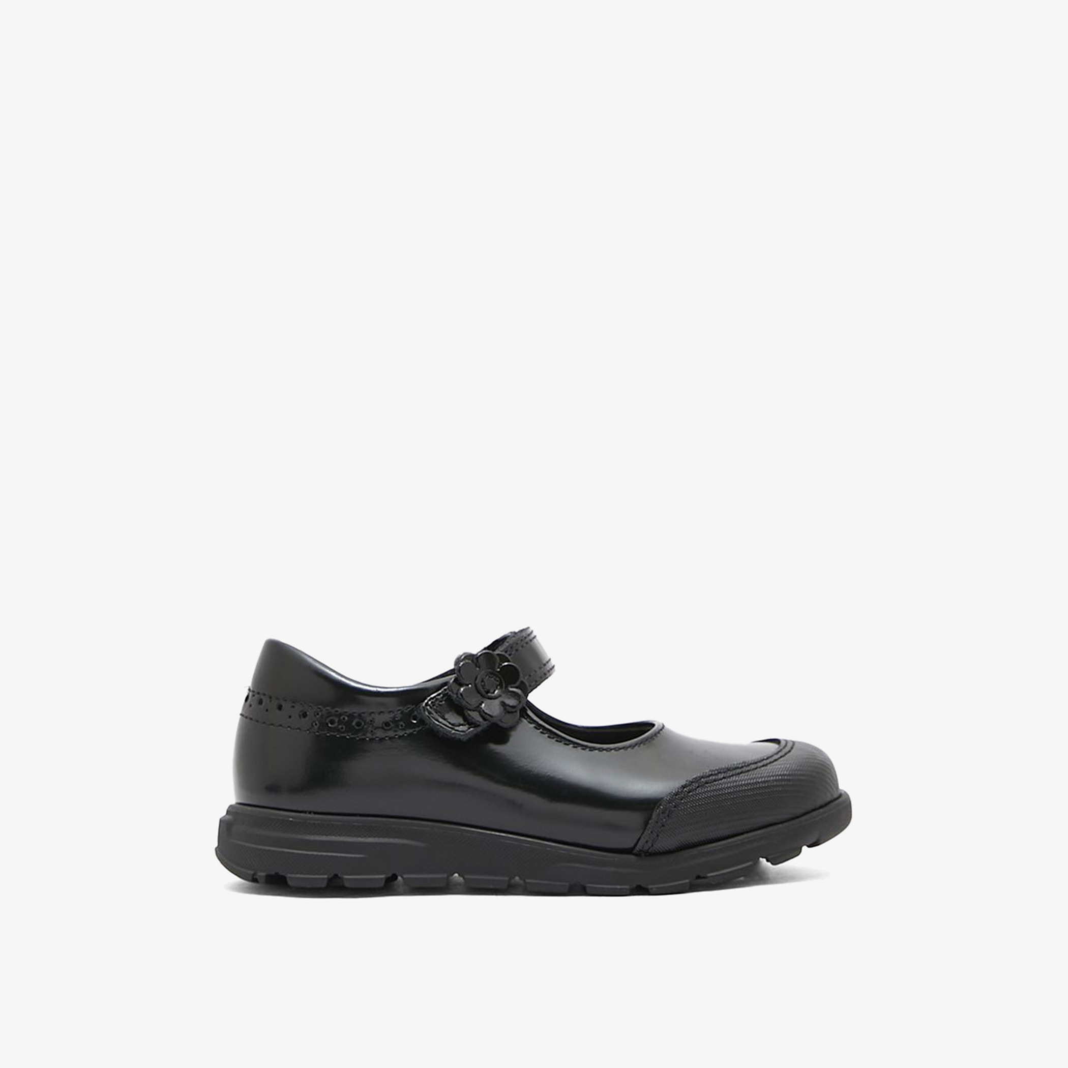 Black casual school store shoes