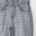 Distressed Full Length Jeans with Button Closure and Pocket Detail-Jeans-thumbnail-1