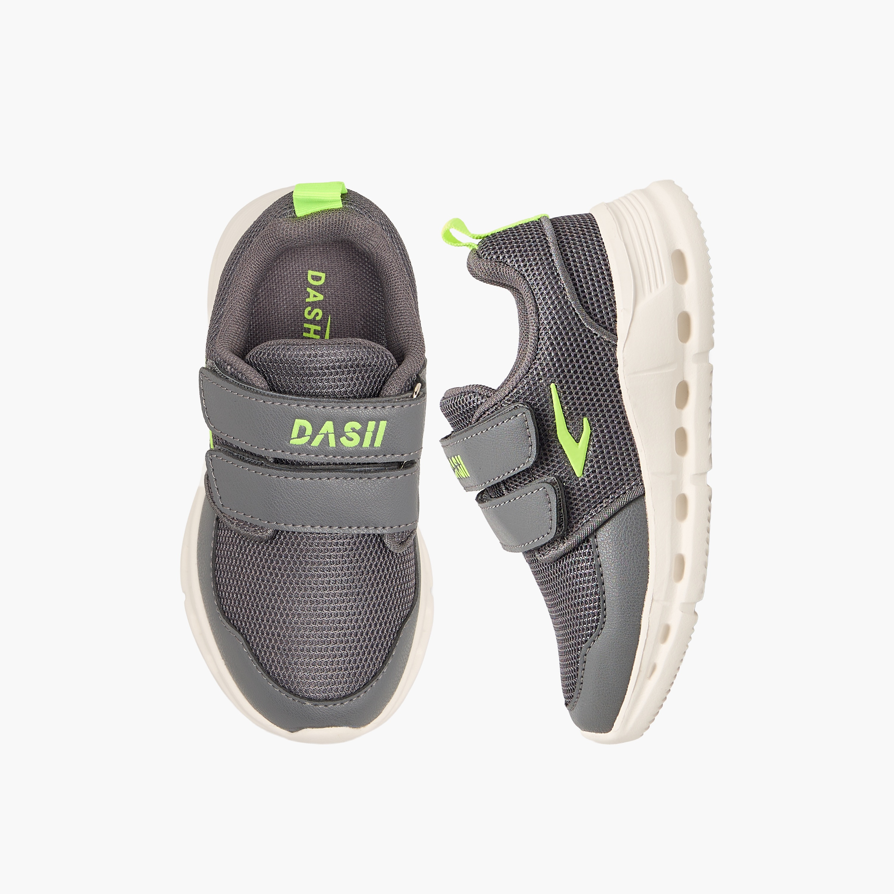 Dash Boys Hook & Loop Sports Shoes-boys-shoes-sneakers-image-1