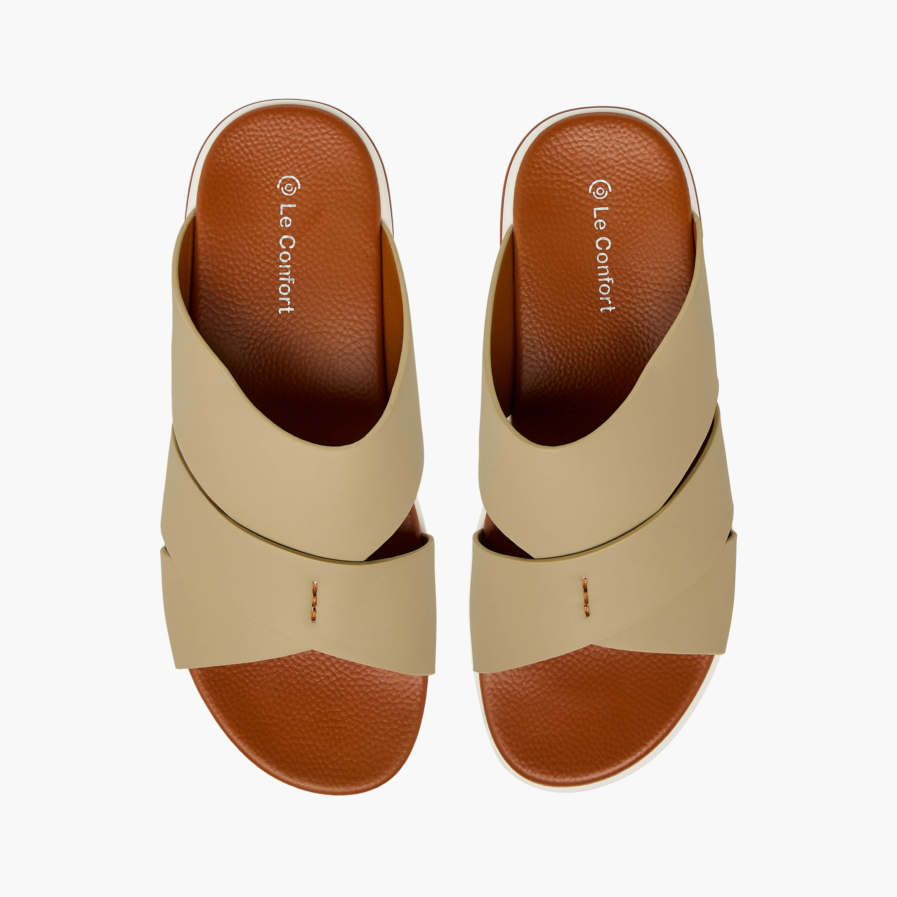 Le Confort Men Cross Strap Comfort Sandals-men-shoes-sandals-image-1