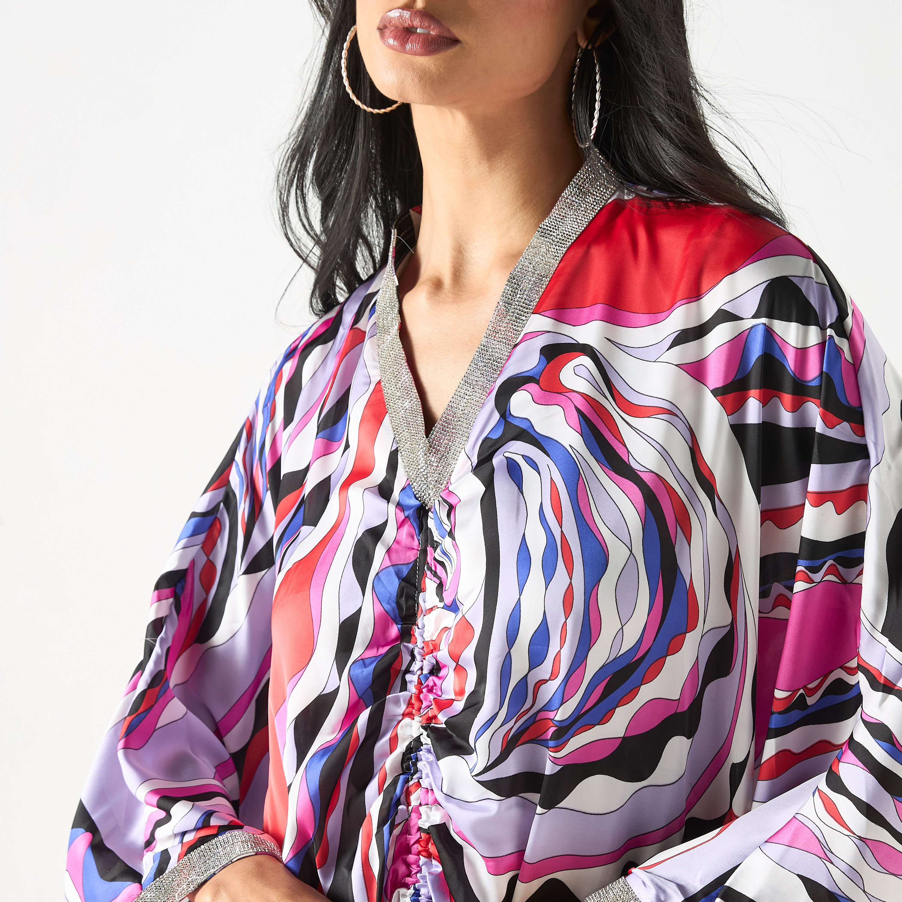فستان ساتان بدانتيل وطبعات-women-clothing-dresses-image-4