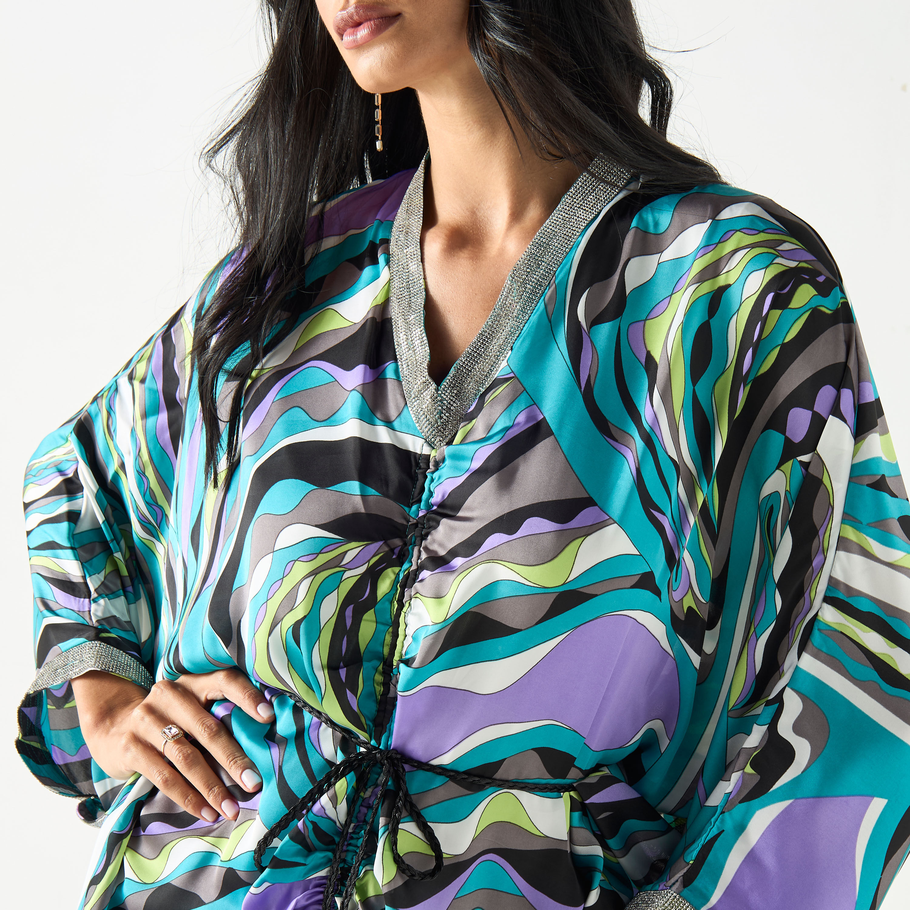 فستان ساتان بدانتيل وطبعات-women-clothing-dresses-image-12