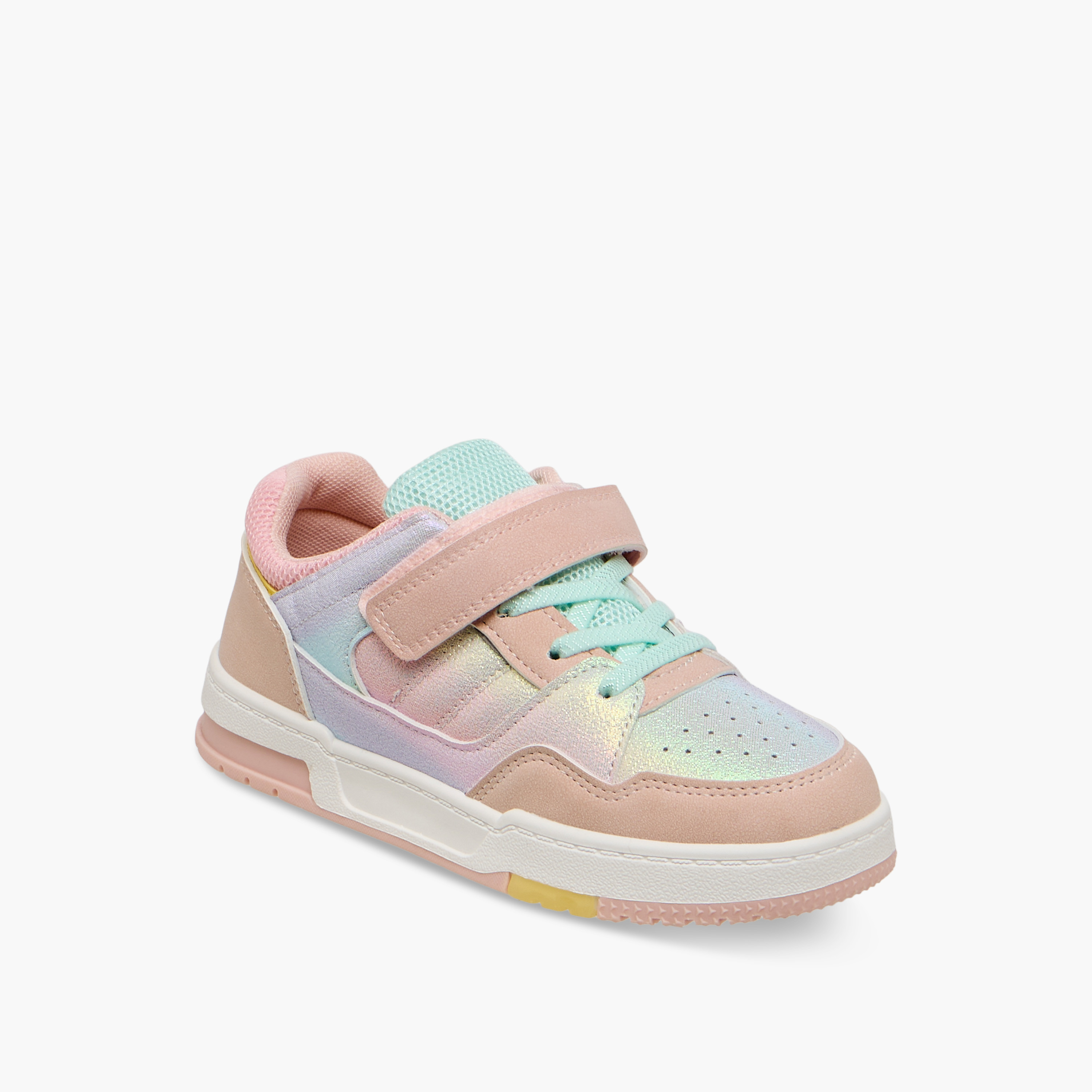 حذاء سنيكرز بشريط إغلاق لاصق للبنات من فلورا بيلا-girls-shoes-sneakers-image-3