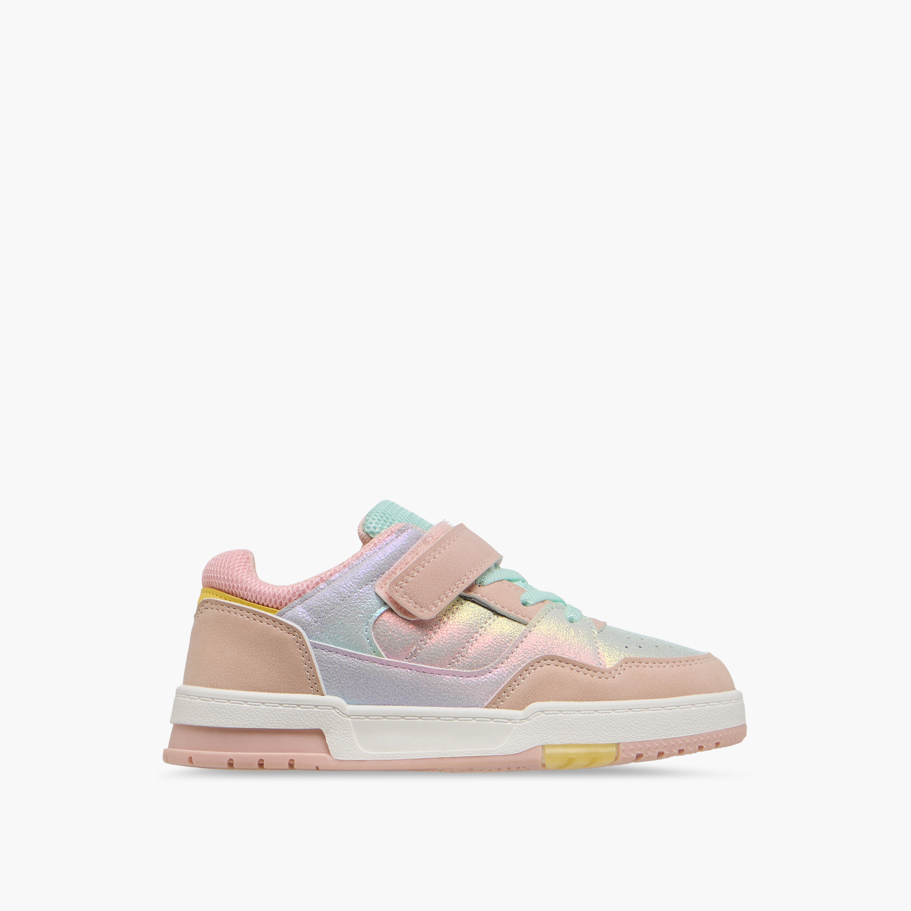 حذاء سنيكرز بشريط إغلاق لاصق للبنات من فلورا بيلا-girls-shoes-sneakers-image-4