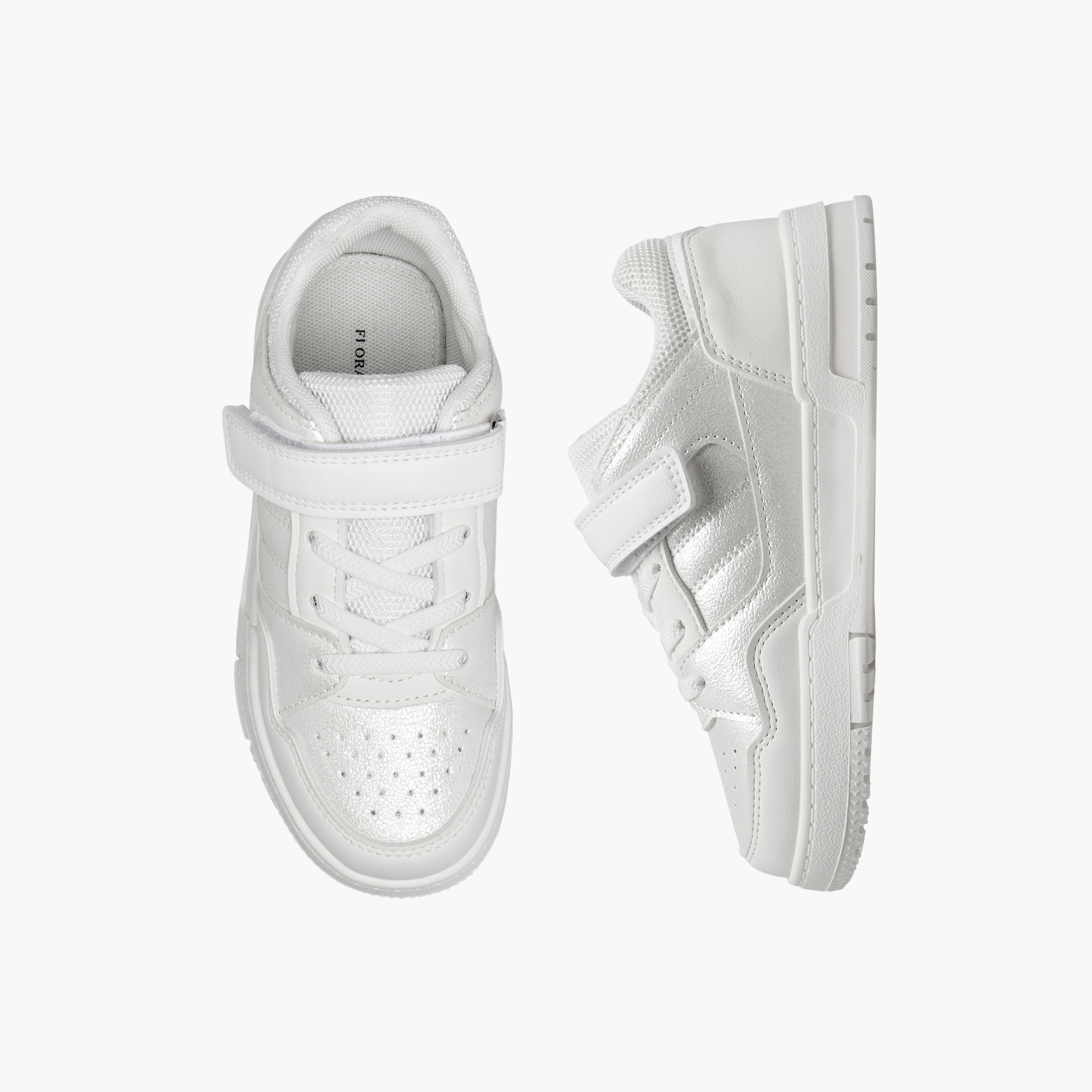 Flora Bella Girls Hook and Loop Closure Ankle Sneakers-girls-shoes-sneakers-image-1