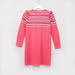 Bossini Printed Sweater Dress with Long Sleeves and Pocket Detail-Dresses%2C Gowns and Frocks-thumbnail-3