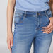 Distressed Cropped Jeans with Button Closure and Pocket Detail-Jeans-thumbnail-3