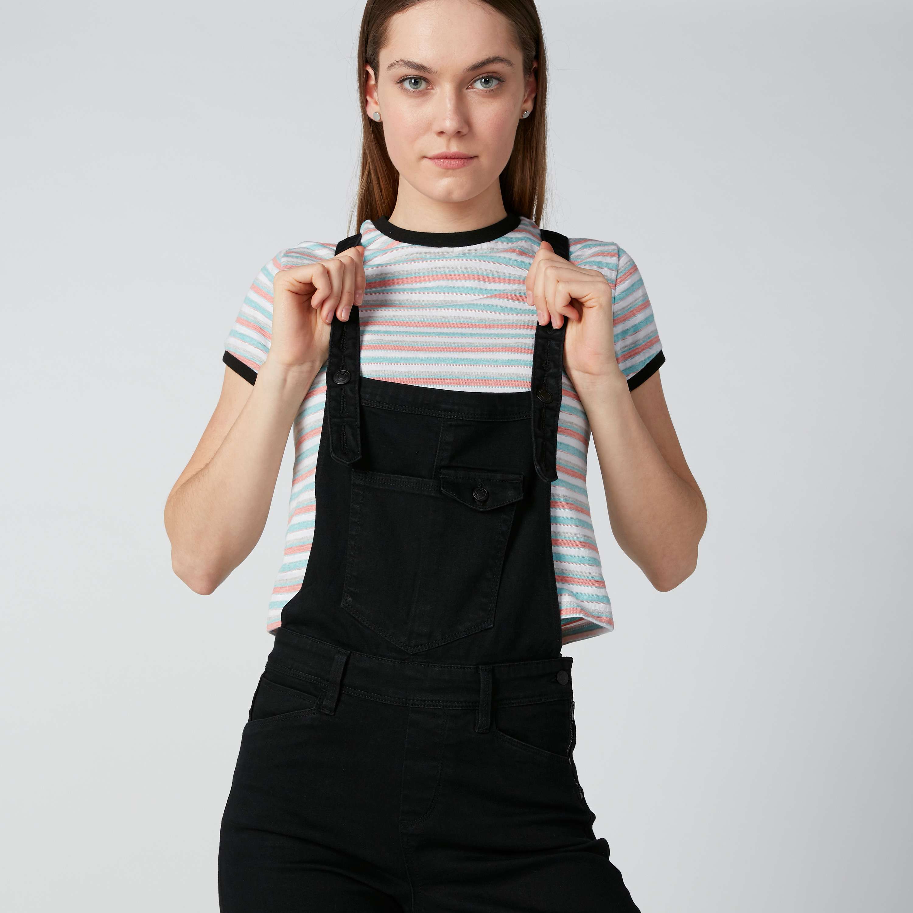 Womens skinny dungarees cheap
