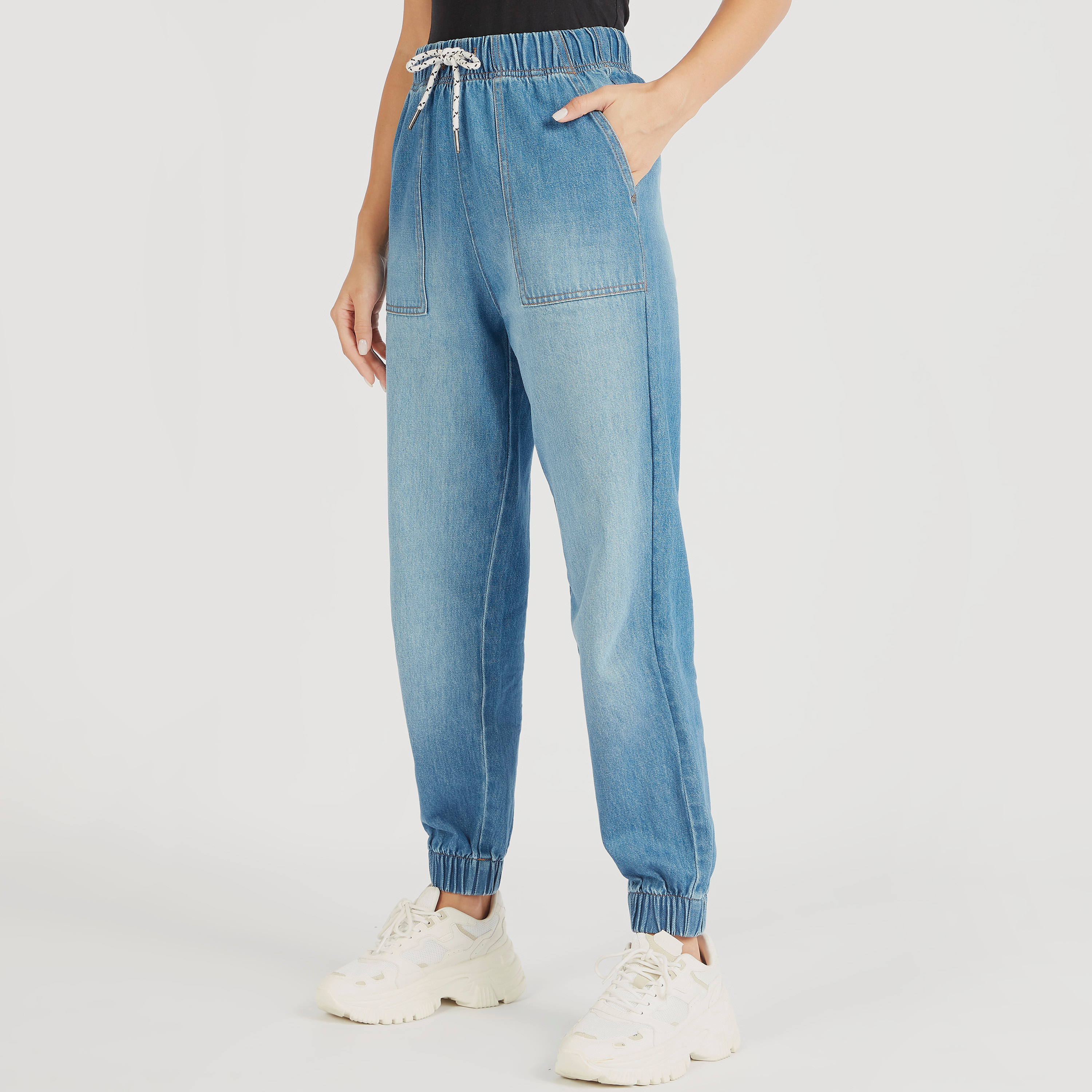 Denim cheap joggers canada