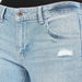 Ripped Mid-Rise Jeans with Button Closure and Pockets-Jeans-thumbnail-2