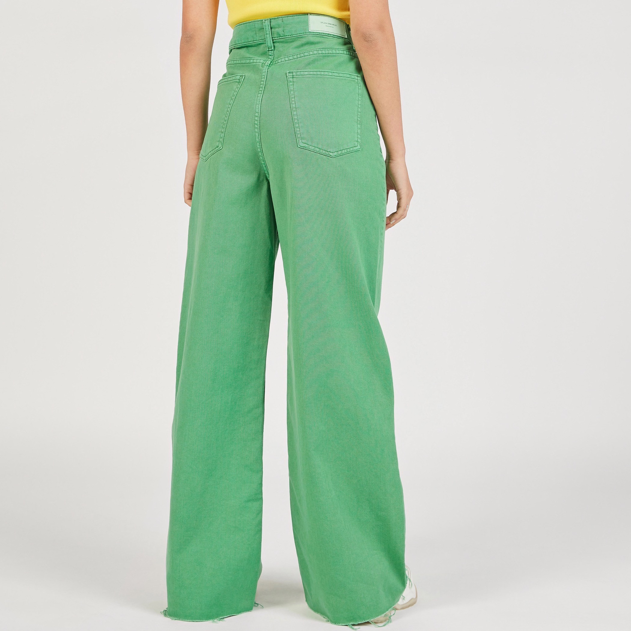 Solid Mid-Rise Denim Pants with Button Closure and Pockets-women-clothing-bottoms-jeans-image-16