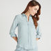 Solid Shirt with Long Sleeves and Button Closure-Shirts & Blouses-thumbnail-0