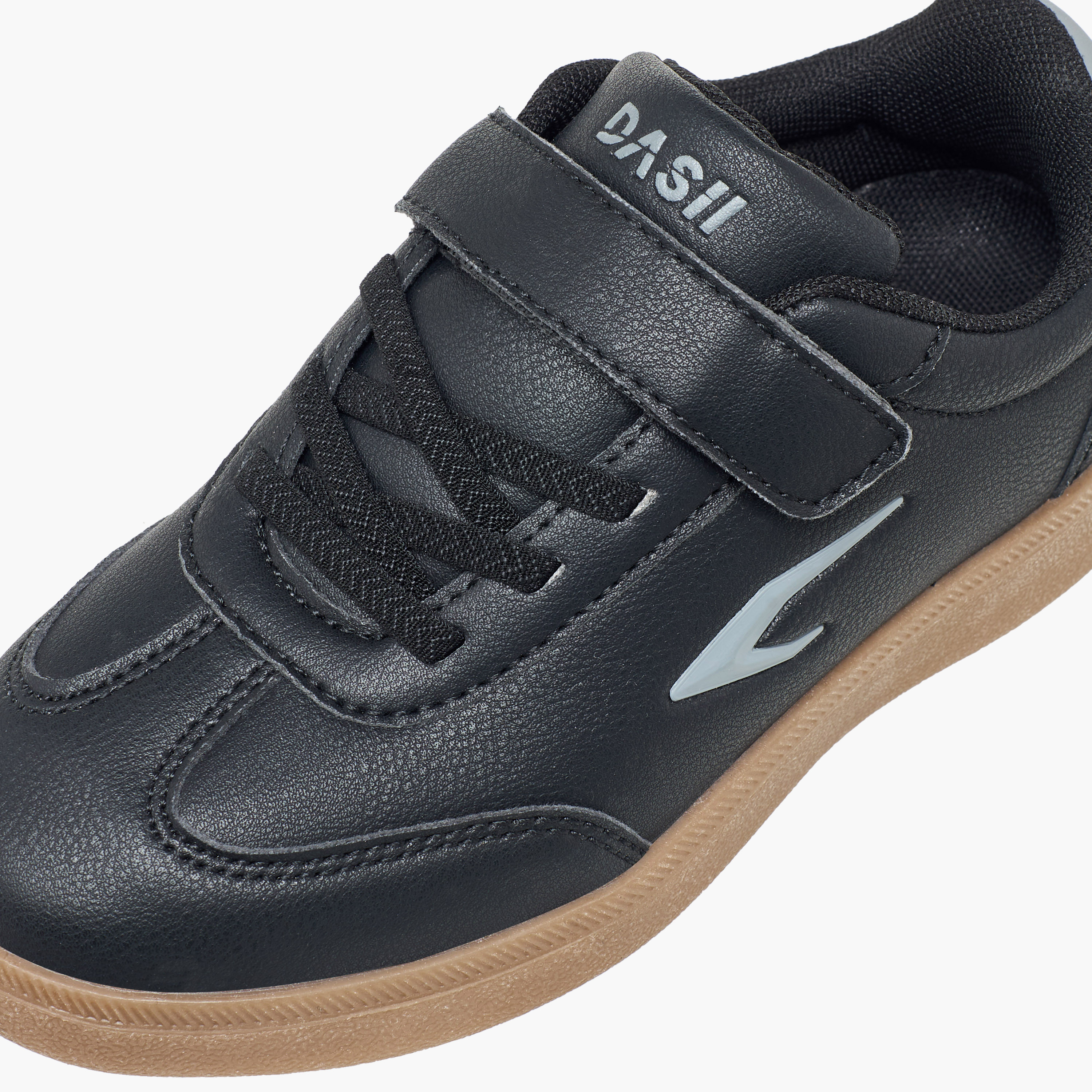 Dash Kids Hook & Loop Sports Shoes-sports-girls-shoes-image-4