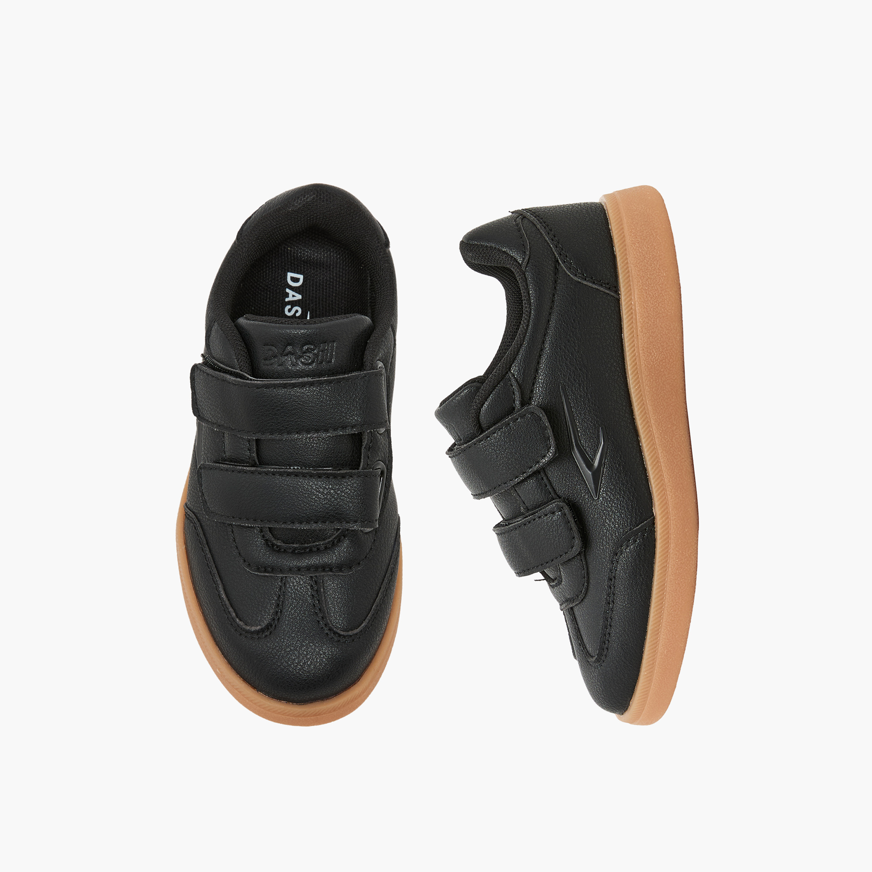 Dash Boys Hook & Loop Ankle Sneakers-boys-shoes-sneakers-image-1