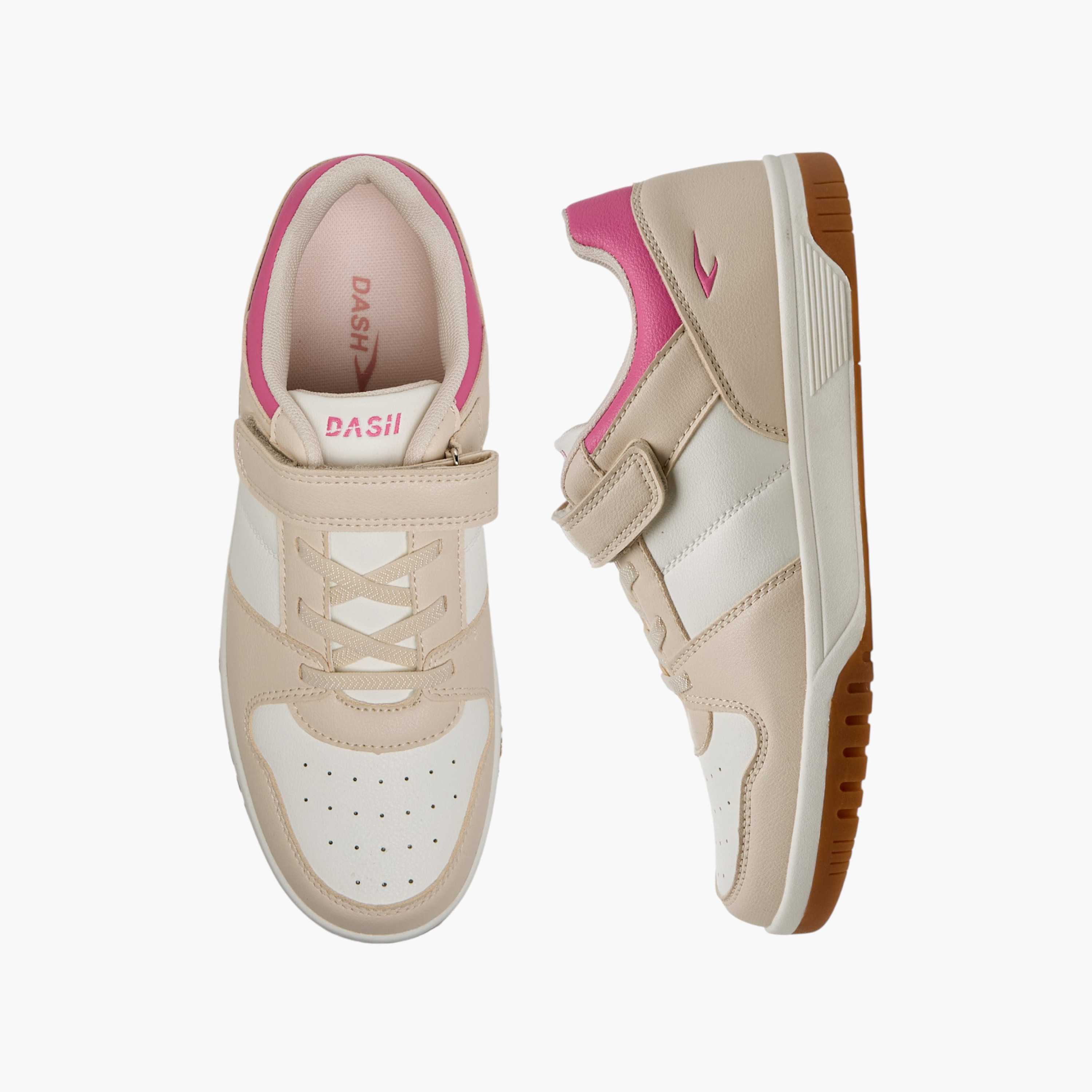 Dash Girls Hook & Loop Sneakers-girls-shoes-sneakers-image-1