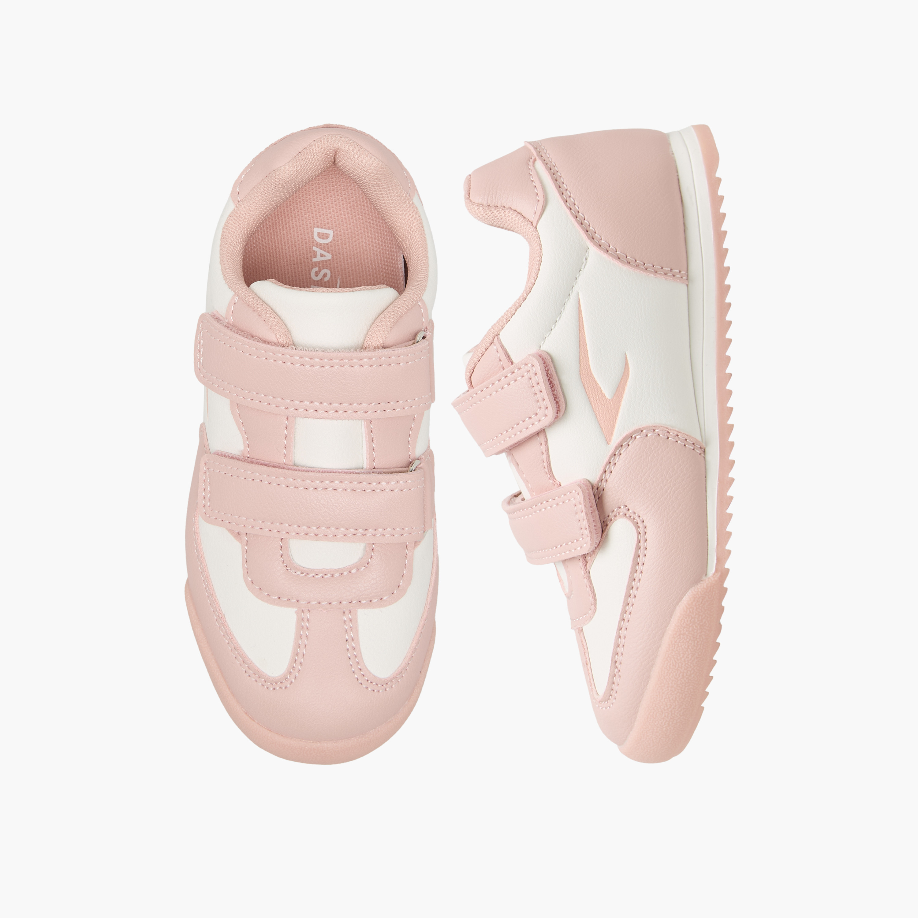 Dash Girls Hook & Loop Ankle Sneakers-girls-shoes-sneakers-image-1