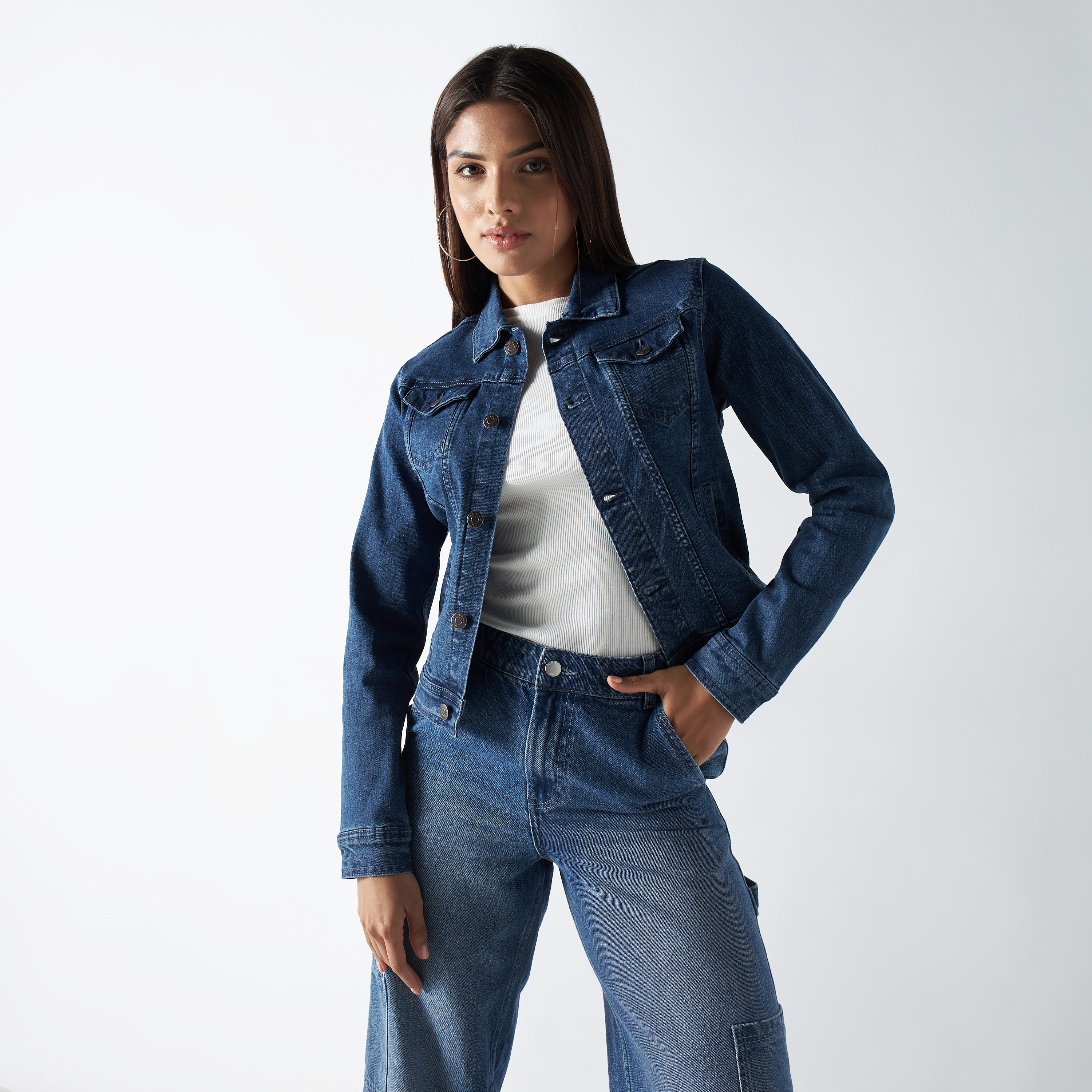 Denim jacket women sales next