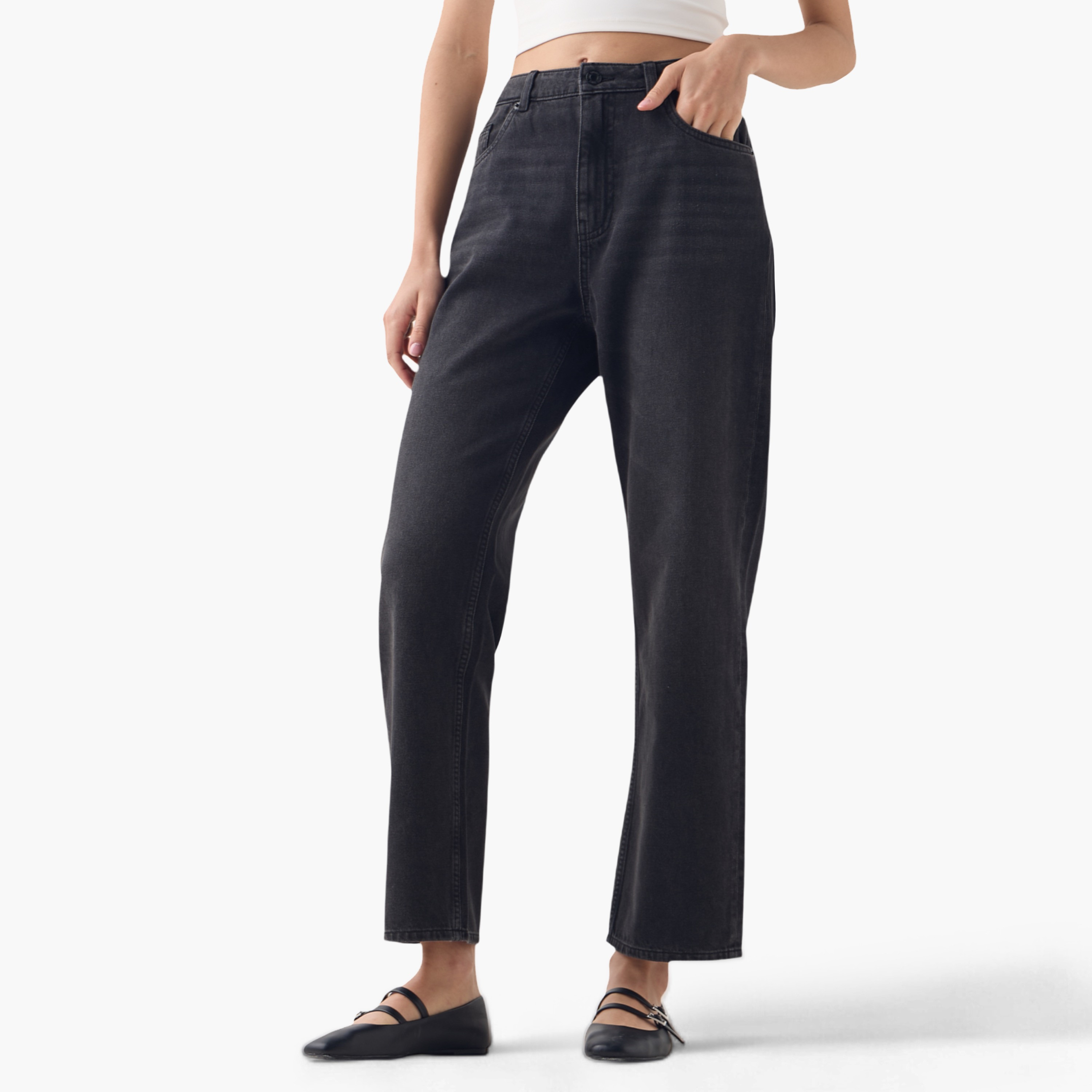 High-Rise Straight Fit Jeans-CP_BESTPRICE_EXCLUSION-image-1