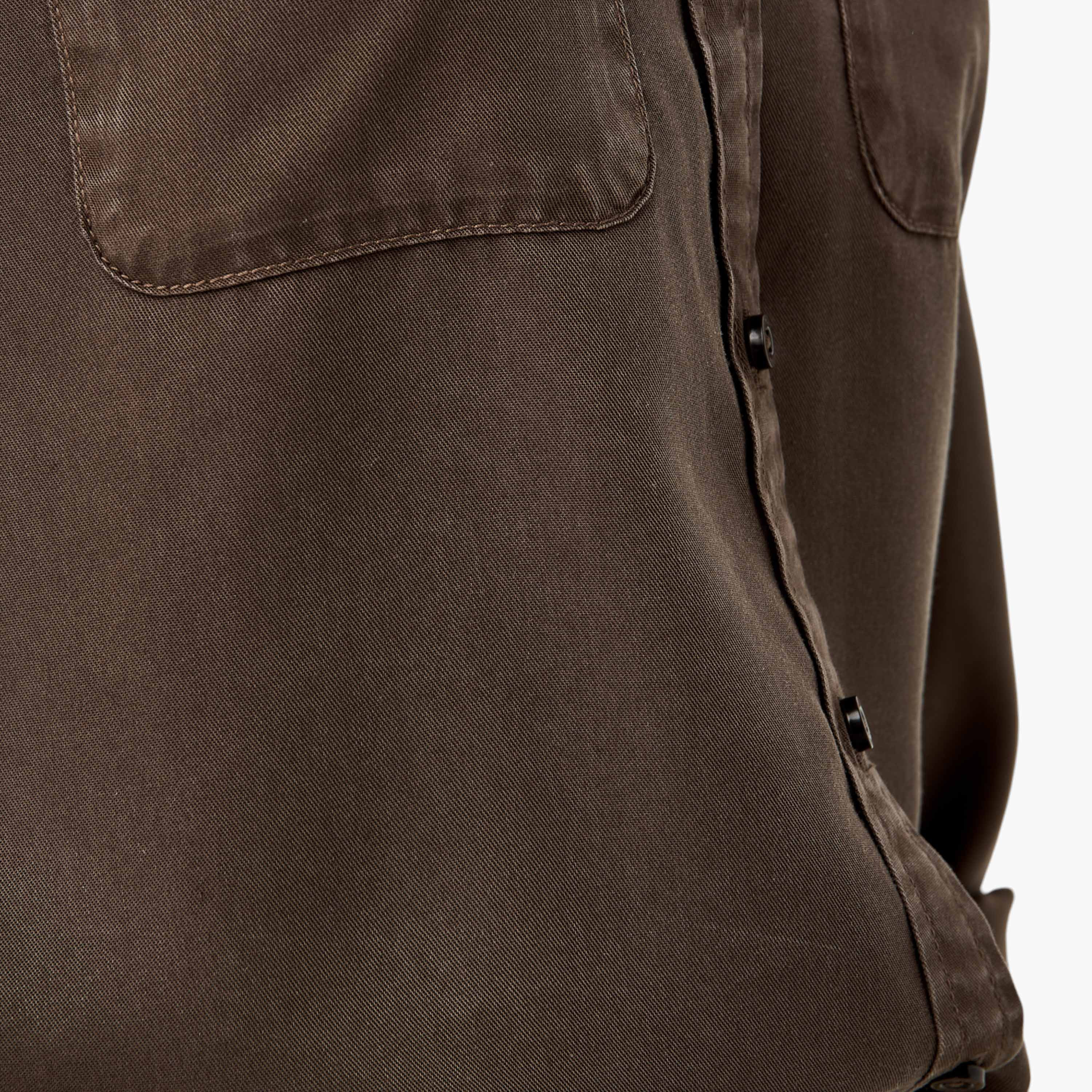 Pocket Detail Shirt with Roll-Up Sleeves-women-clothing-shirtsandblouses-shirts-image-6