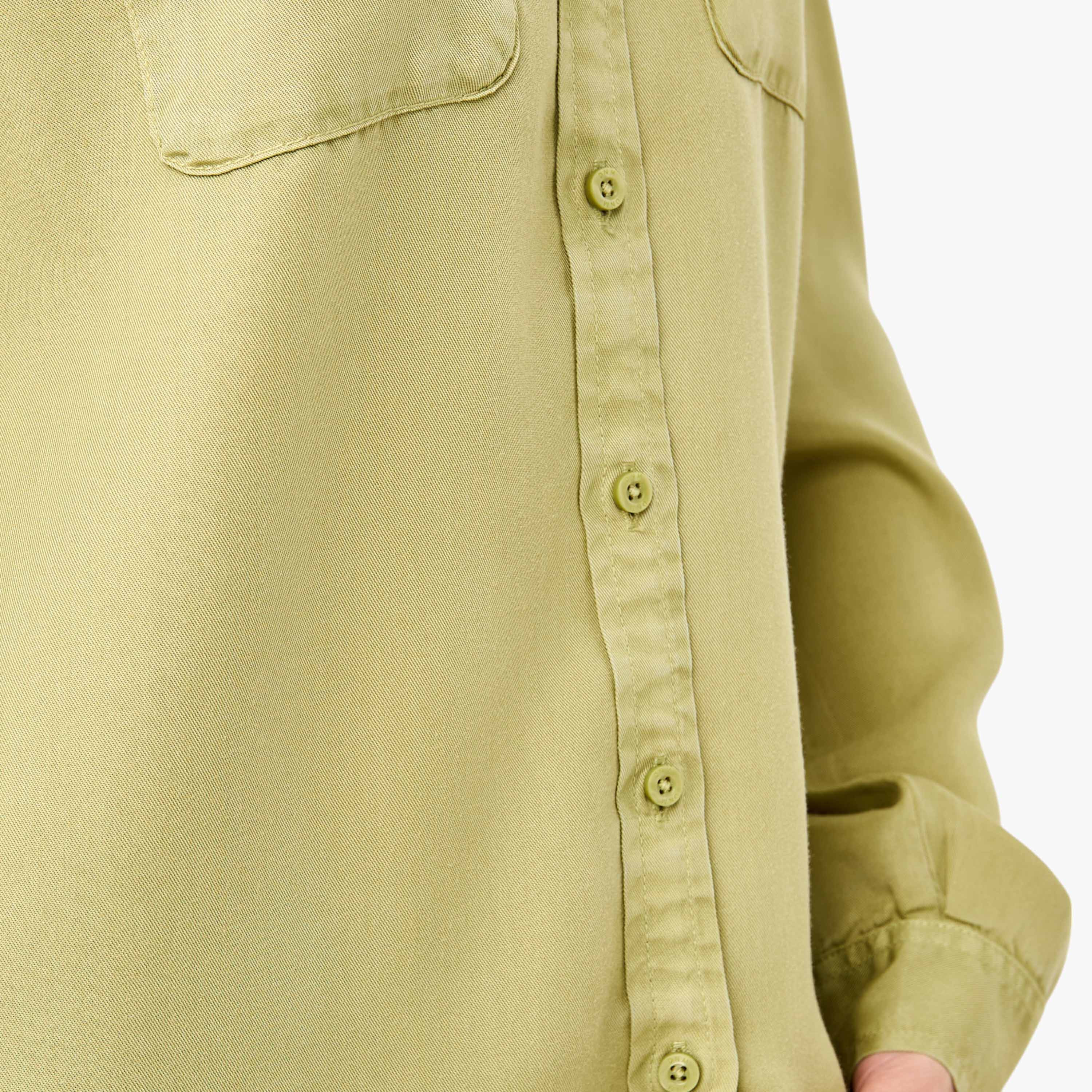 Pocket Detail Shirt with Roll-Up Sleeves-women-clothing-shirtsandblouses-shirts-image-6