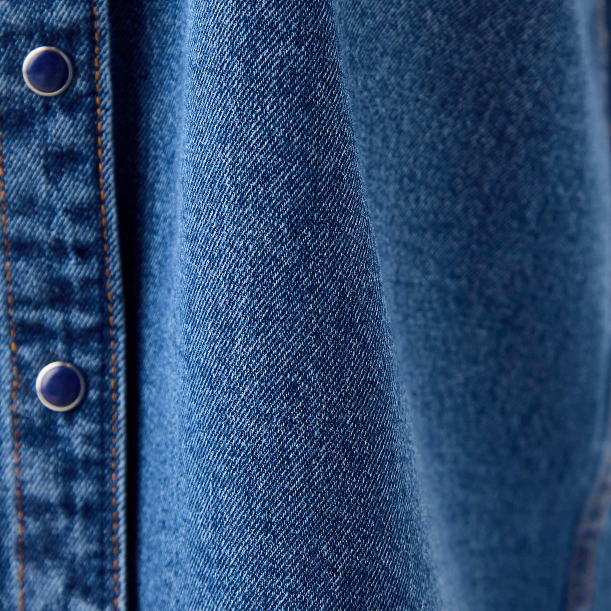 Oversized Collared Cotton Denim Shirt-women-clothing-shirtsandblouses-shirts-image-5