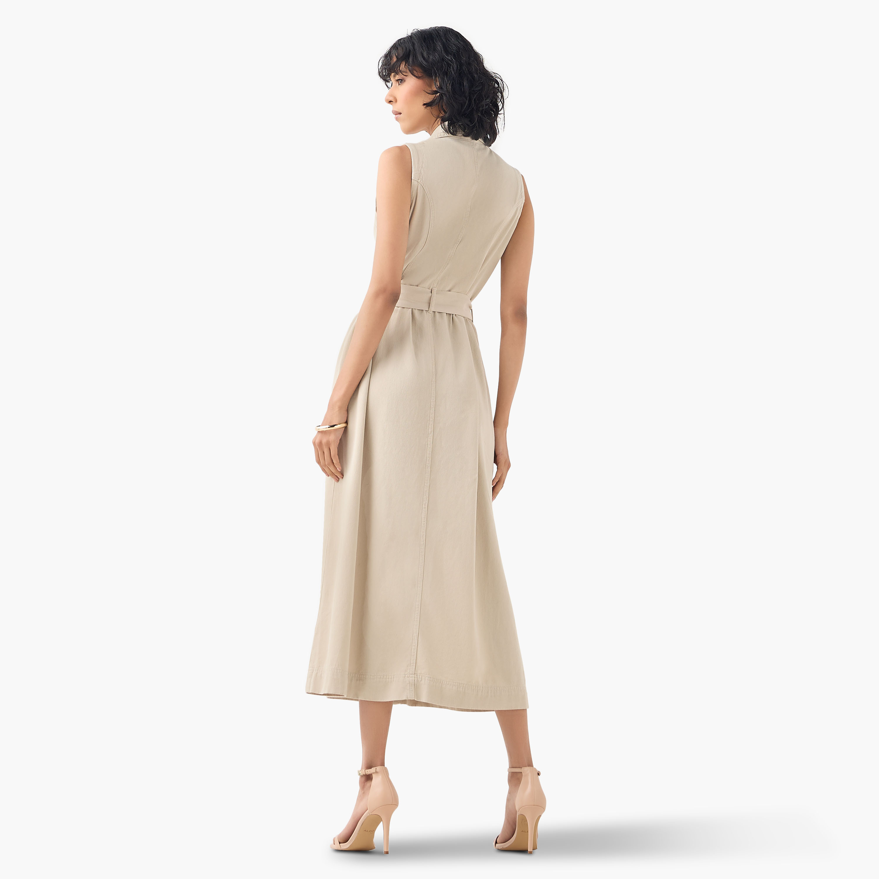 فستان قميص دنيم بدون أكمام مع حزام رباط-women-clothing-dresses-image-3