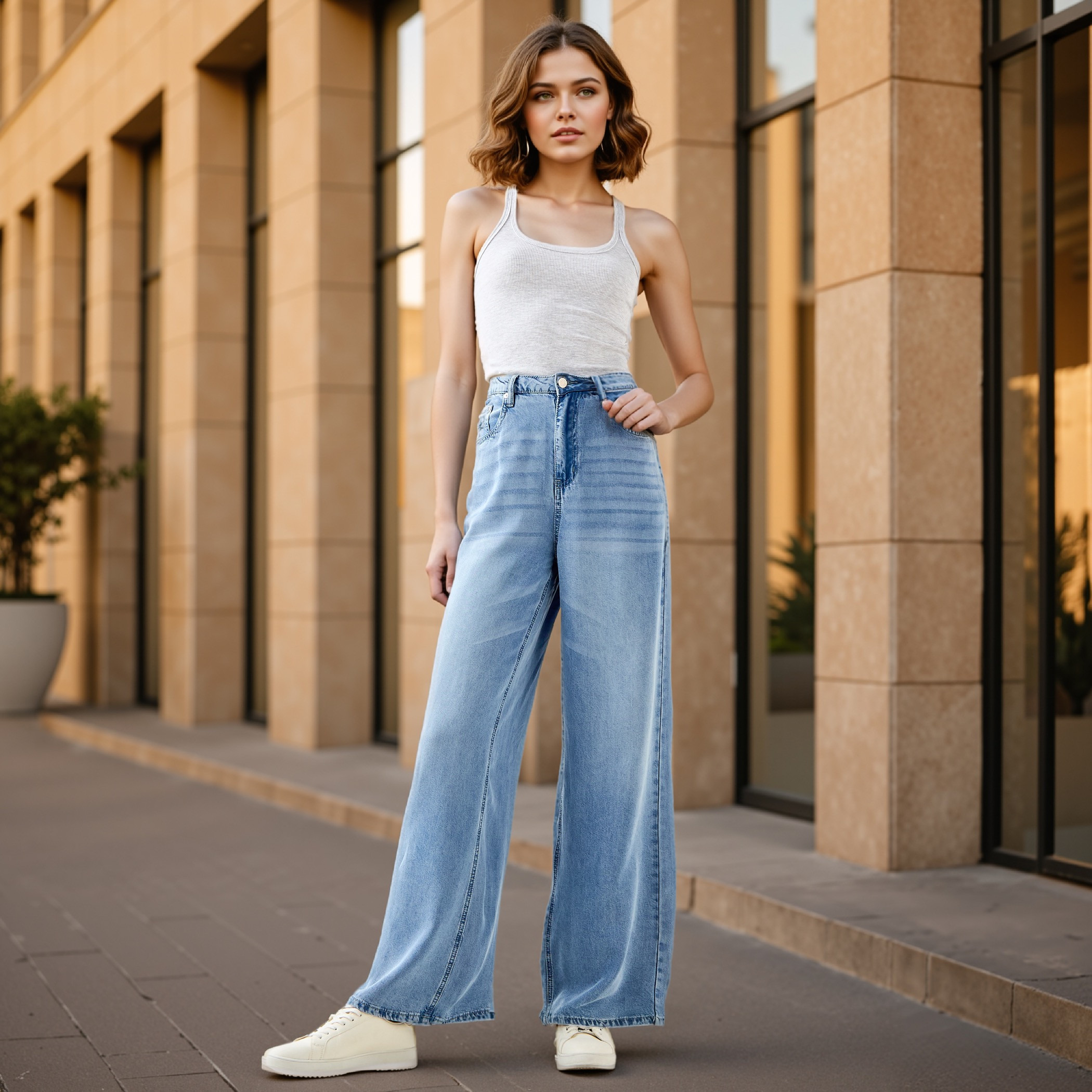 Wide Leg Tencel Jeans-women-clothing-bottoms-jeans-image-2
