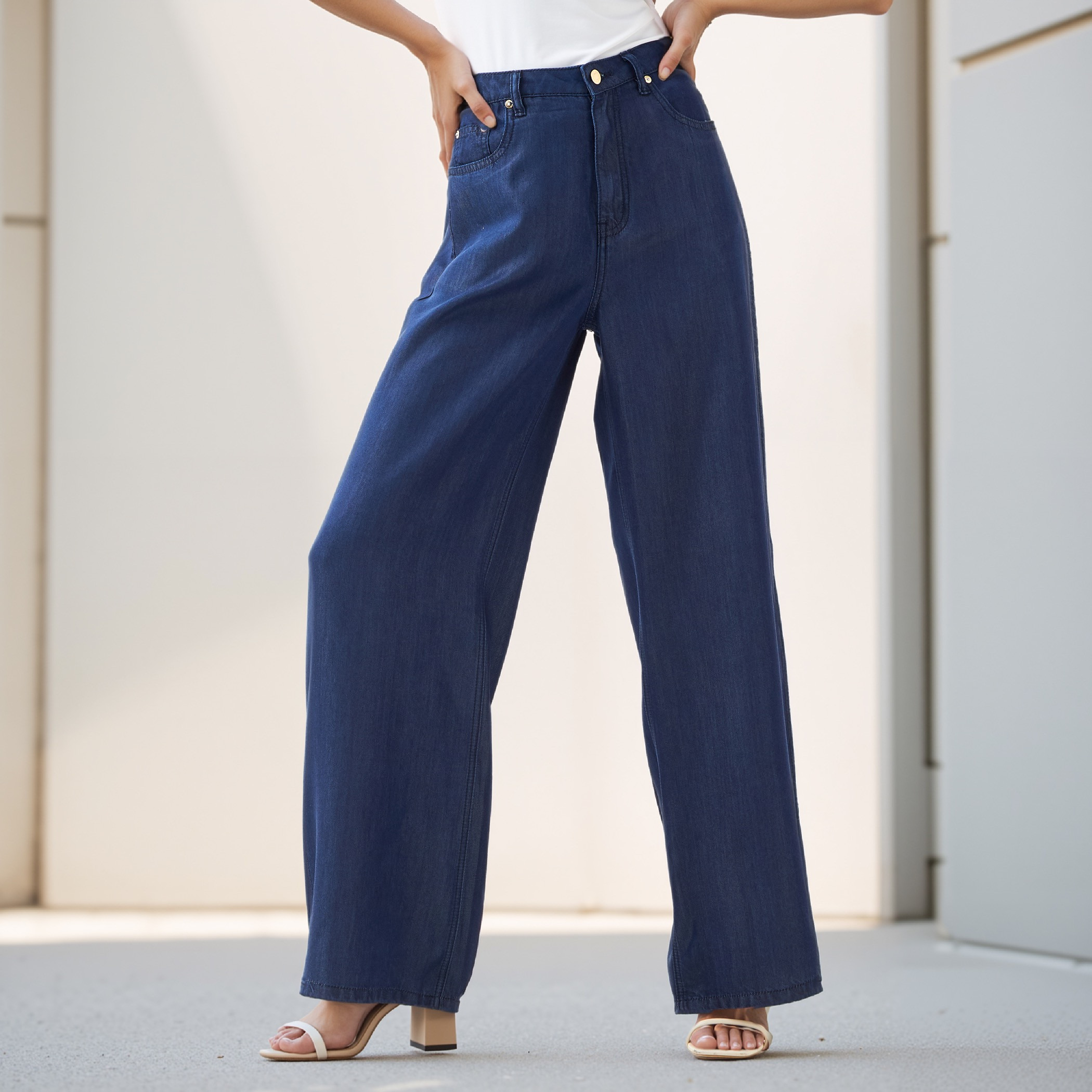 Wide Leg Tencel Jeans-women-clothing-bottoms-jeans-image-1