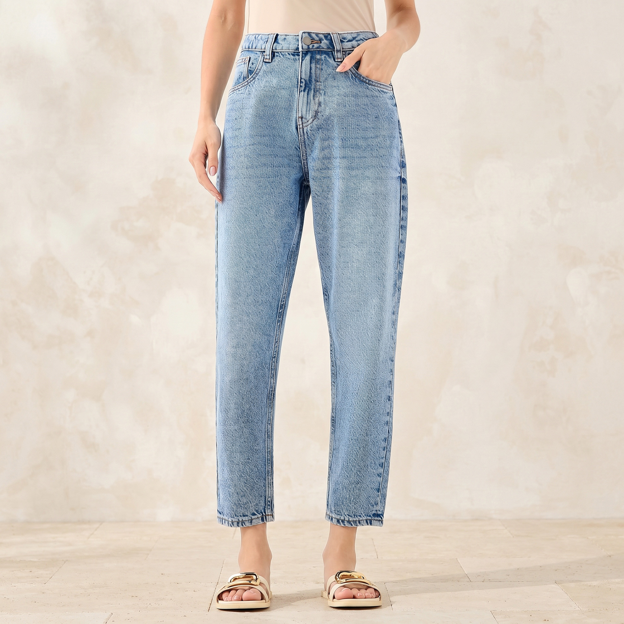 Mom Fit High-Rise Jeans with Pockets-women-clothing-bottoms-jeans-image-1