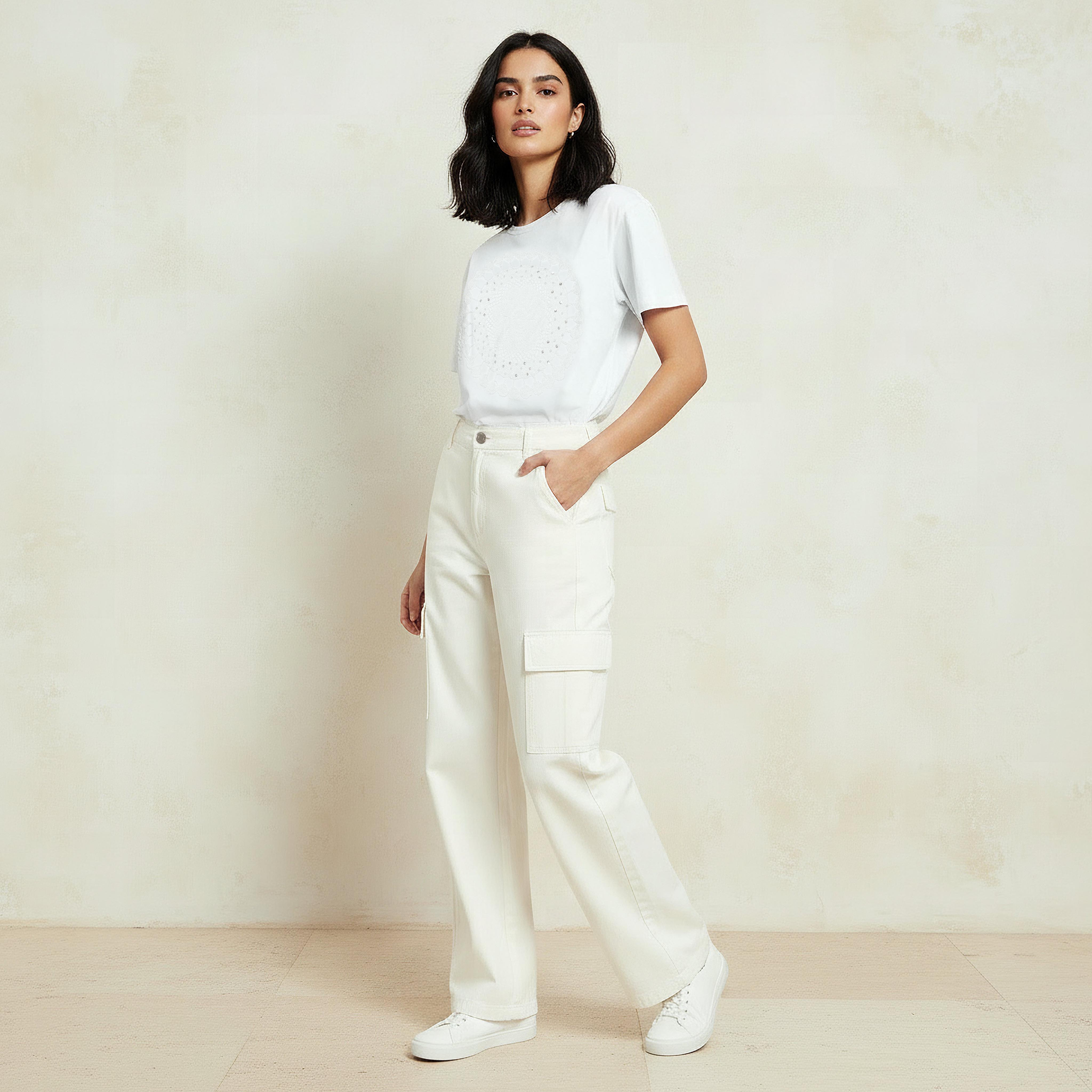 Straight Fit Cotton Jeans with Pockets-women-clothing-bottoms-jeans-image-3