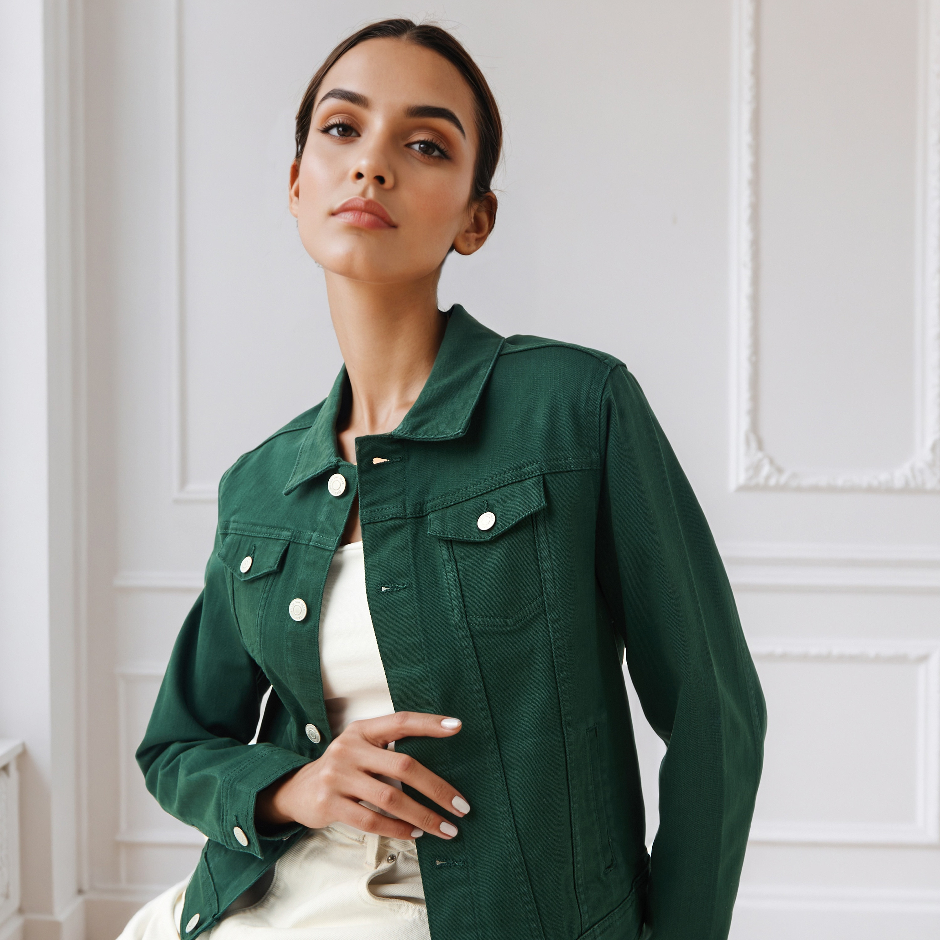 Regular Fit Trucker Jacket-women-winterwear-coatsandjackets-jackets-image-1