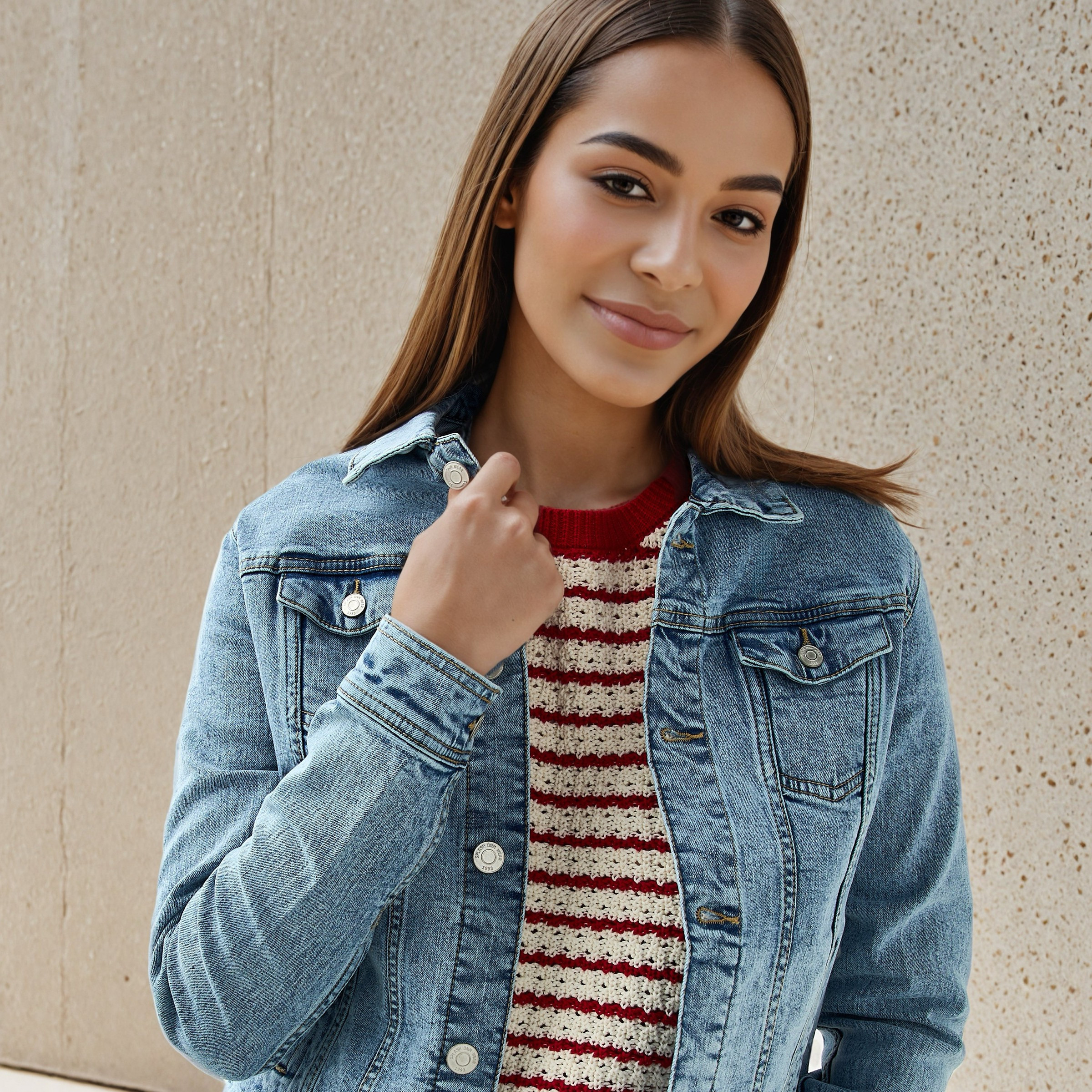 Regular Fit Trucker Jacket-women-winterwear-coatsandjackets-jackets-image-5