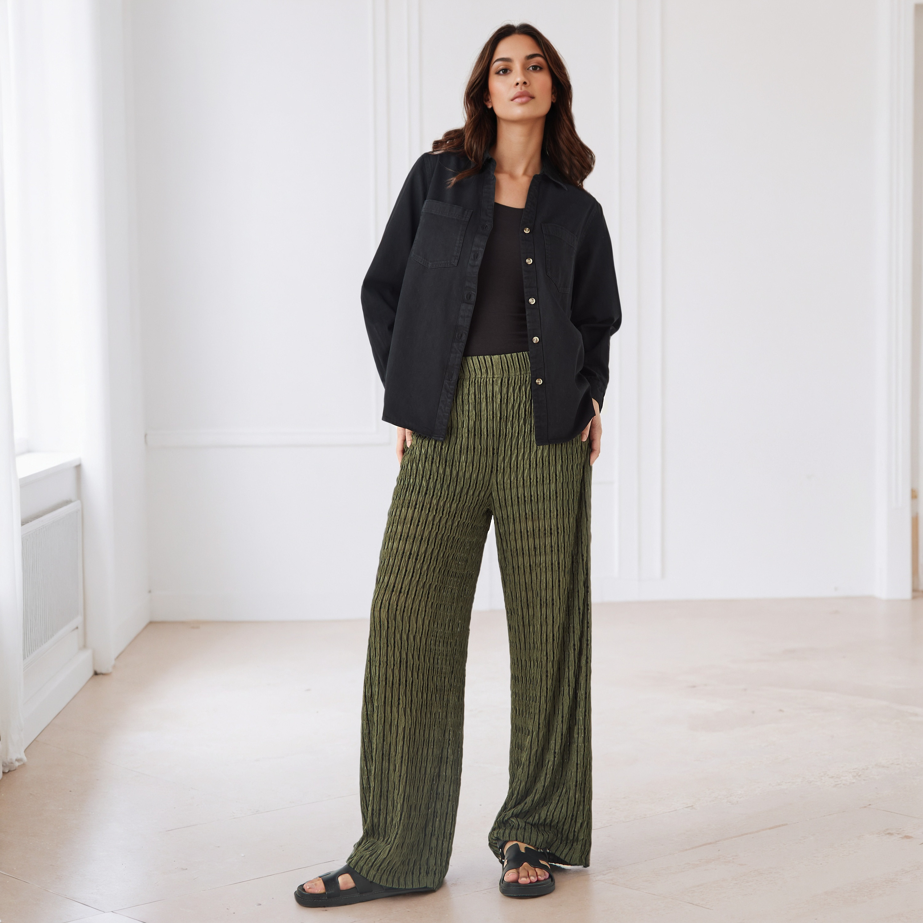 قميص دينم بقصة عادية-women-clothing-shirtsandblouses-shirts-image-2