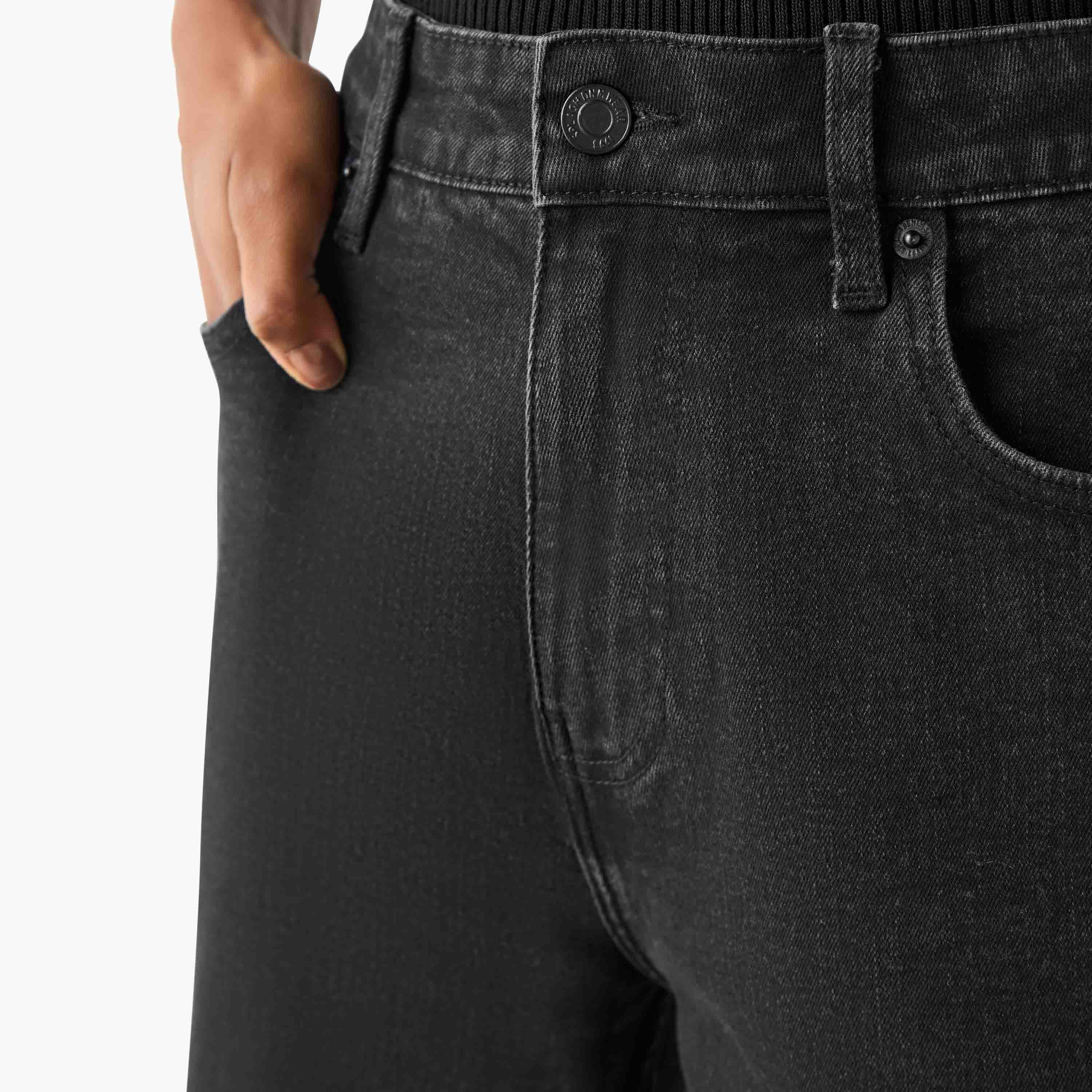 Flared High-Rise Cotton Jeans with Pockets-women-clothing-bottoms-jeans-image-4