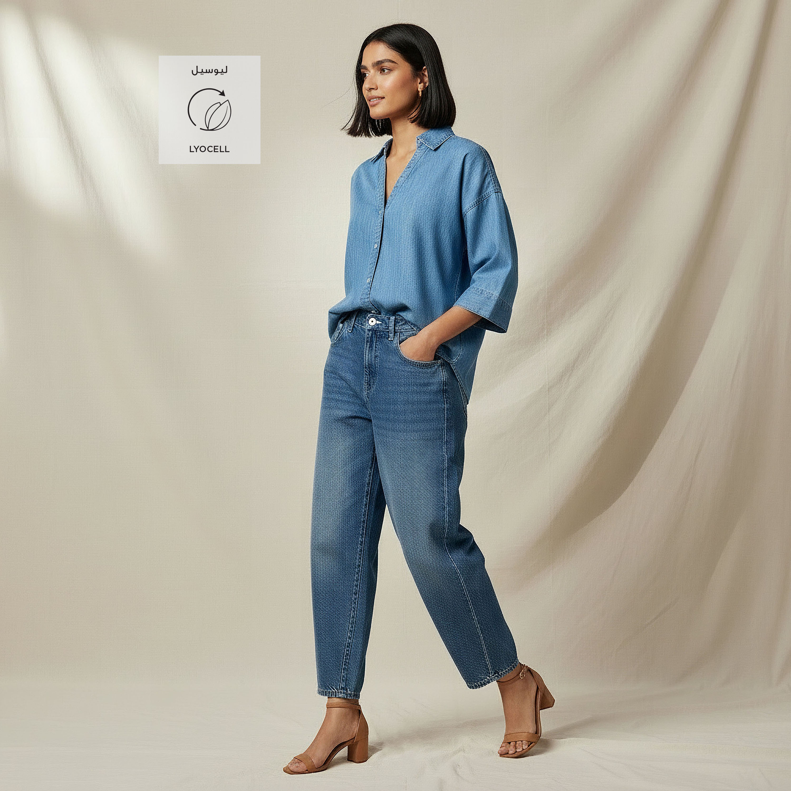بلوزة بقصّة عادية وأكتاف منسدلة مع ياقة-women-clothing-shirtsandblouses-shirts-image-2