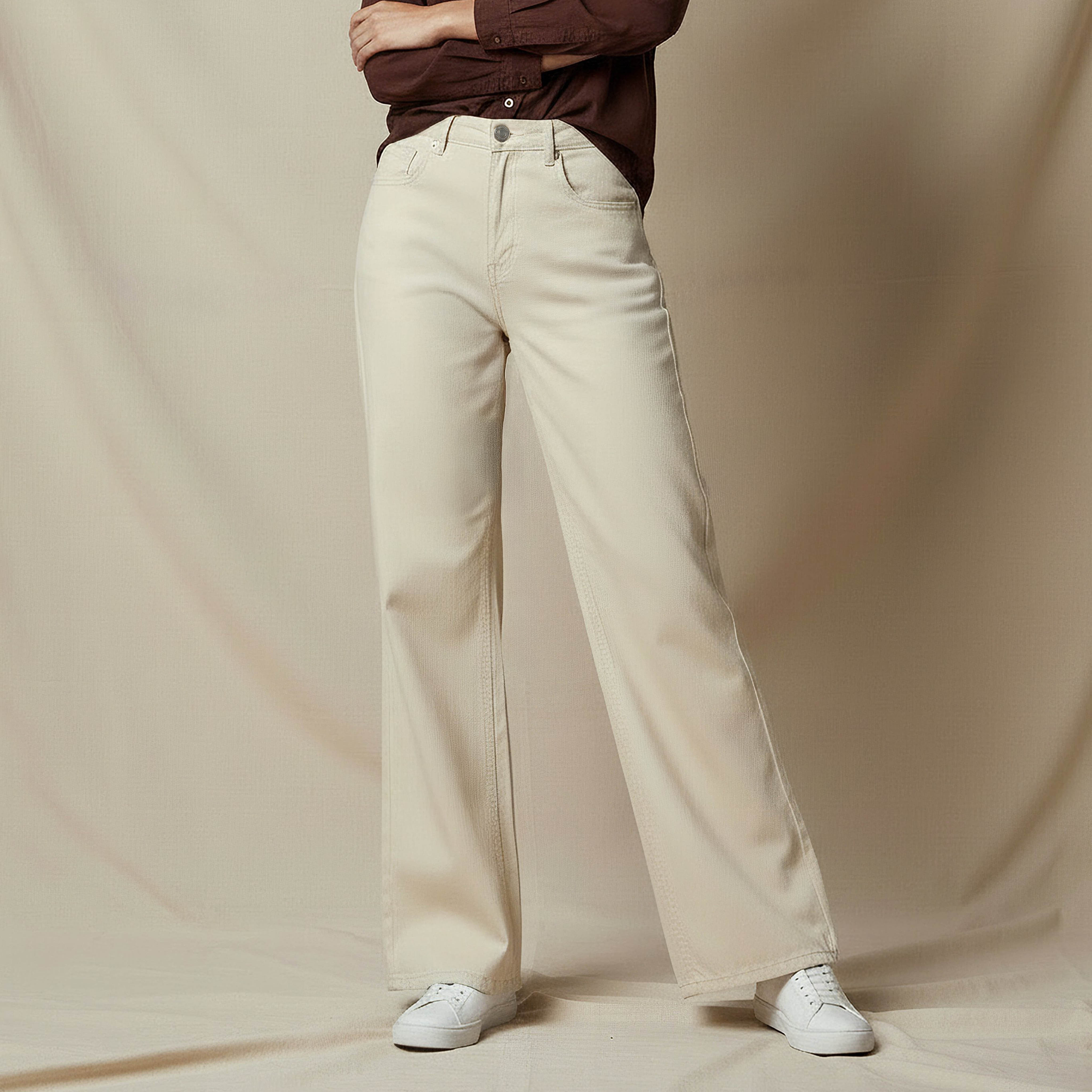 Wide Leg Jeans with Pockets-women-clothing-bottoms-jeans-image-1