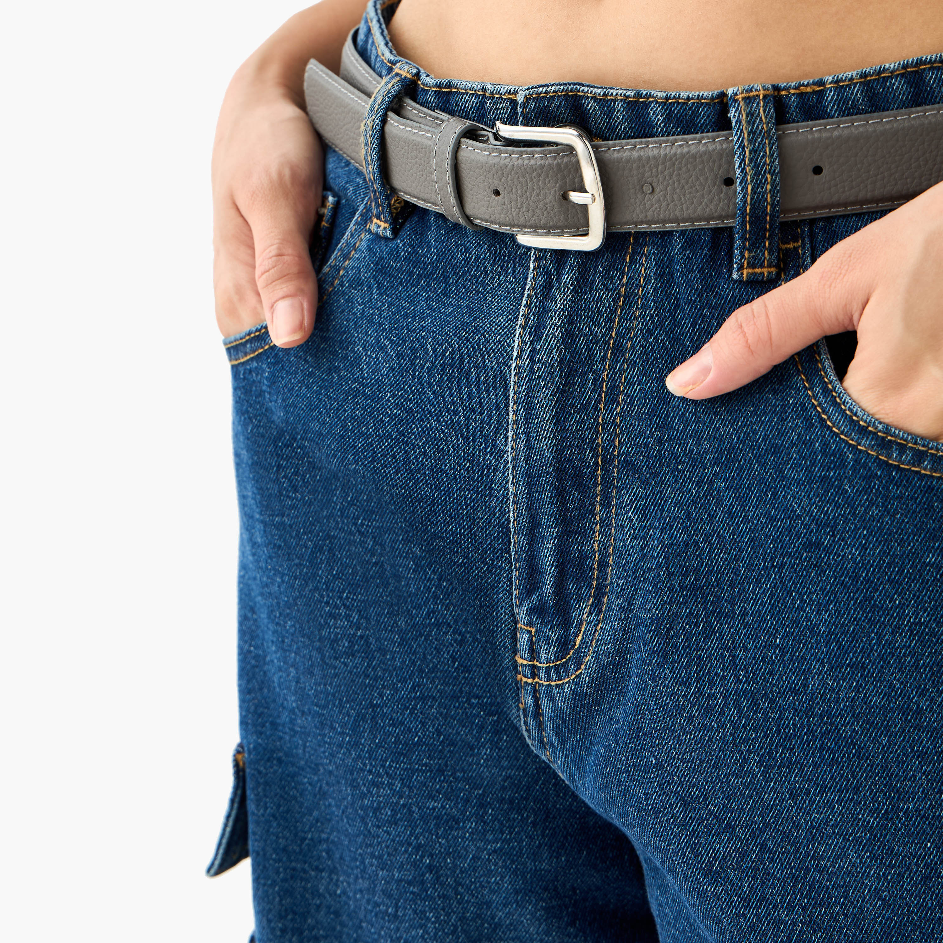 Cargo Pocket Jeans Cotton-women-clothing-bottoms-jeans-image-3