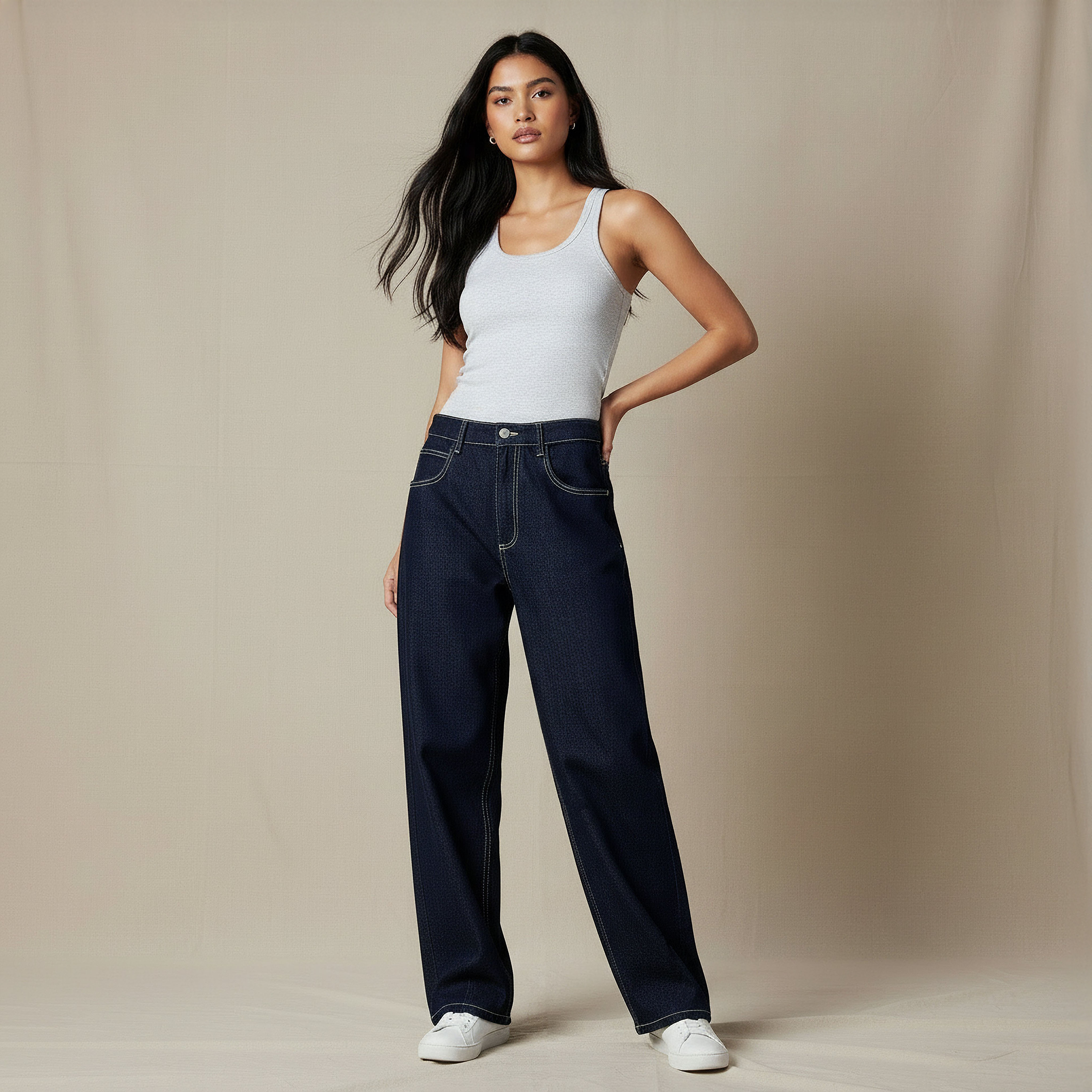Skater Fit Jeans with Pockets-women-clothing-bottoms-jeans-image-2